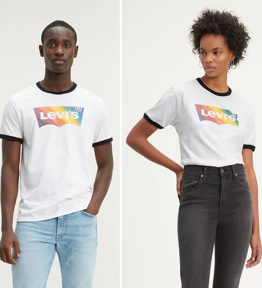 Levi's® Pride Community Ringer Tee Shirt 1