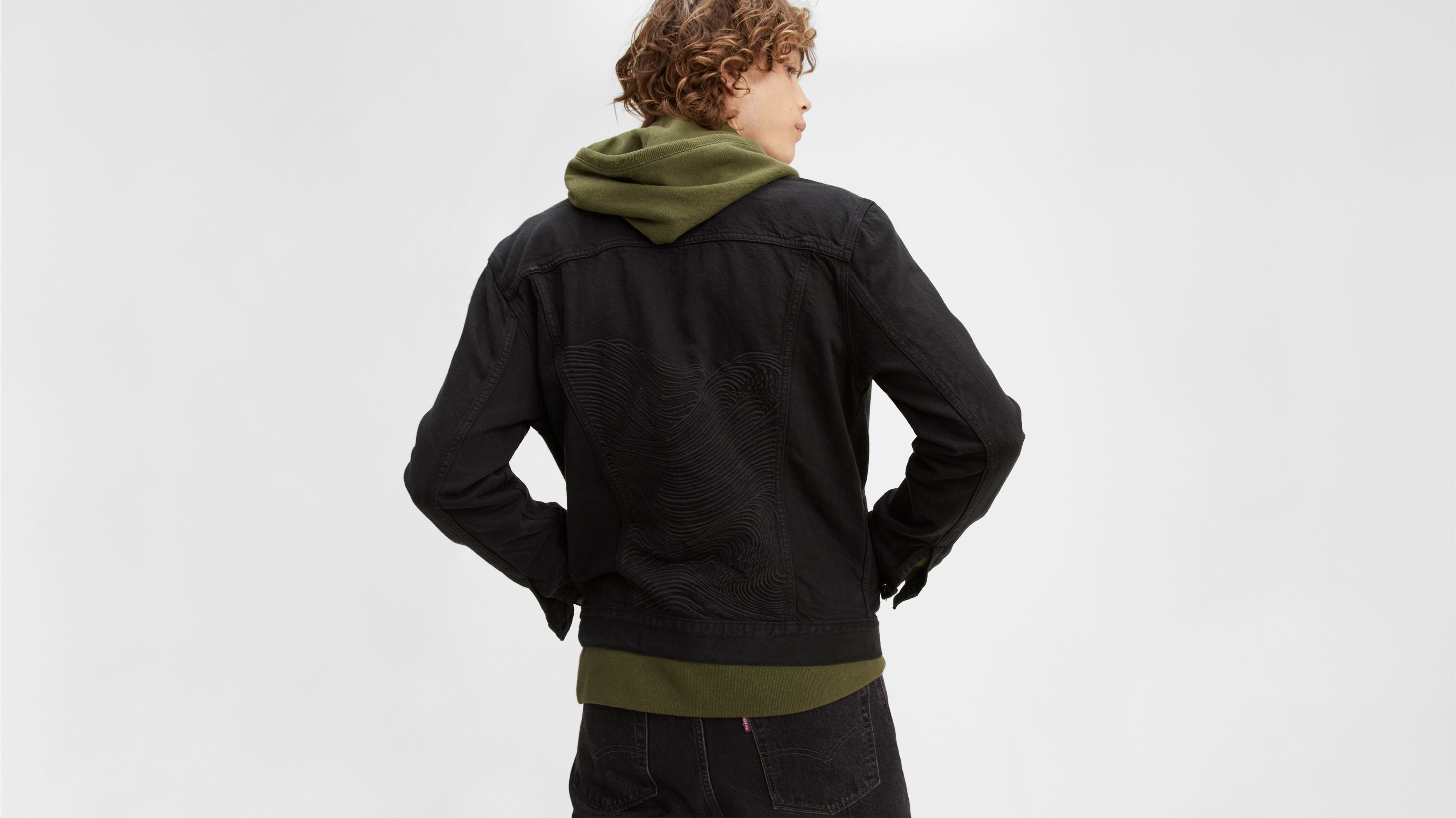 Mens NEW Jacket Coat Black Corduroy denim short indie mod retro vtg Cord s  m xl | eBay
