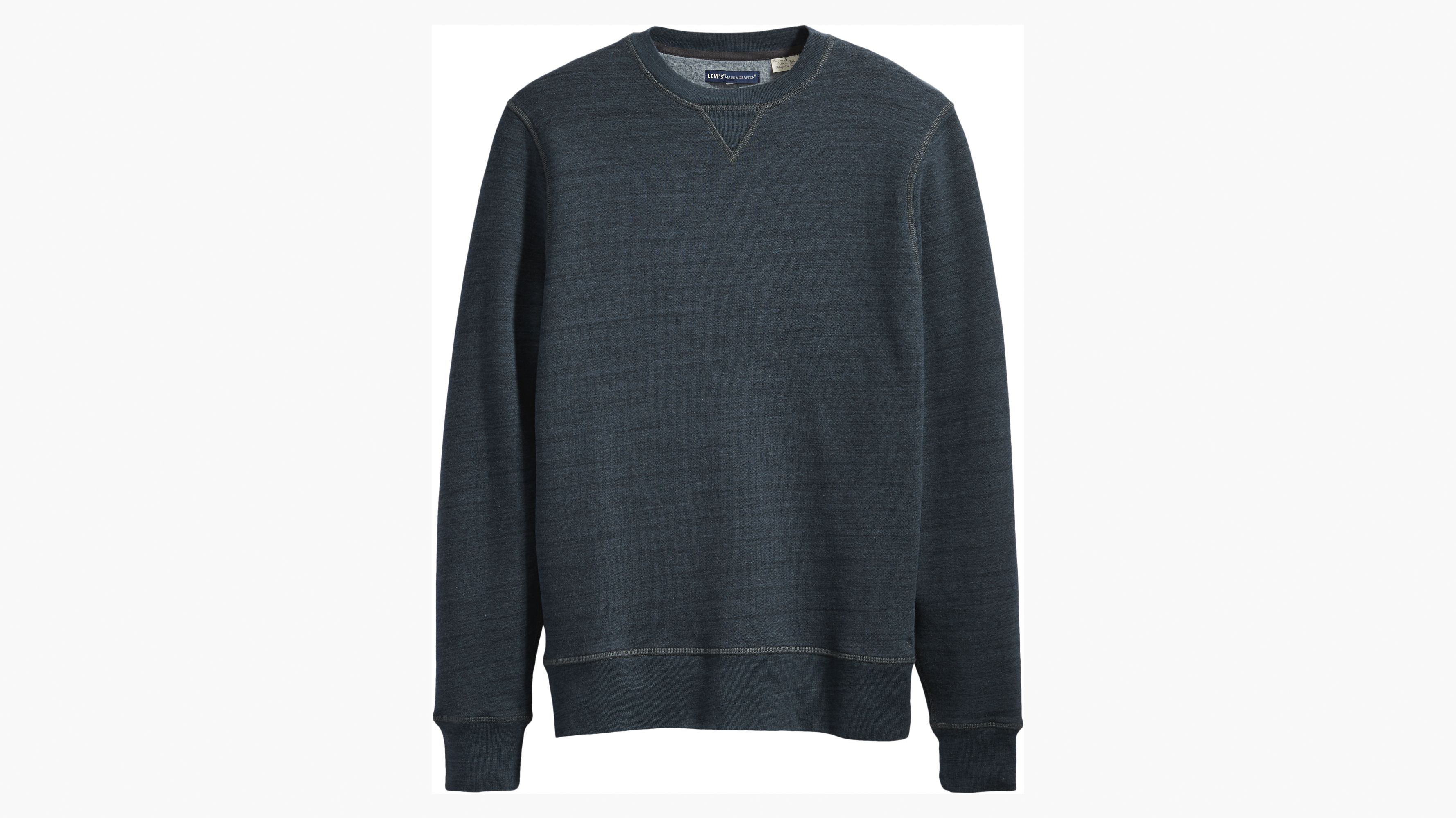 Levis made and online crafted sweatshirt