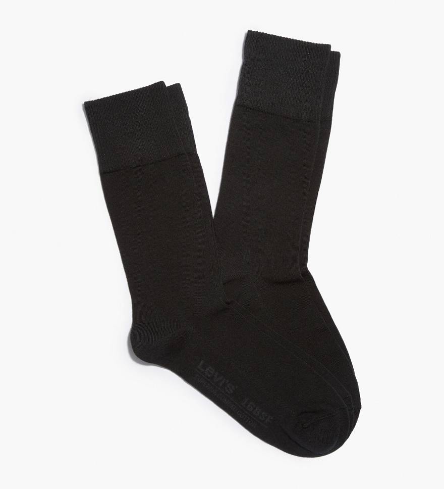 Levi's® 2 Pack Solid Regular Cut Socks 1