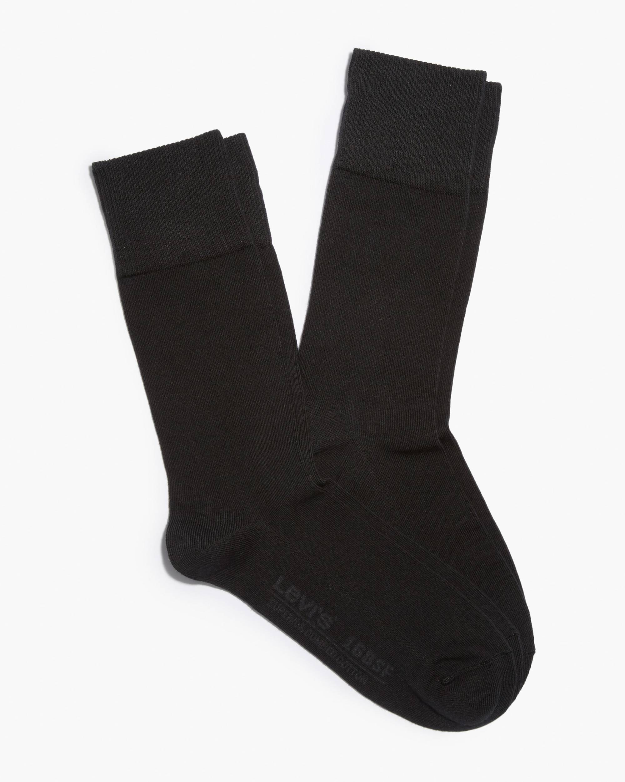 Levi's® 2 Pack Solid Regular Cut Socks 1