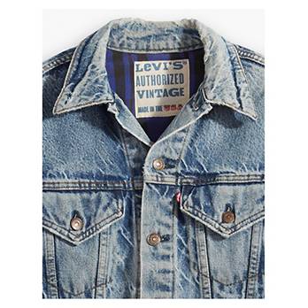 Authorized Vintage Trucker Jacket with Flannel 7
