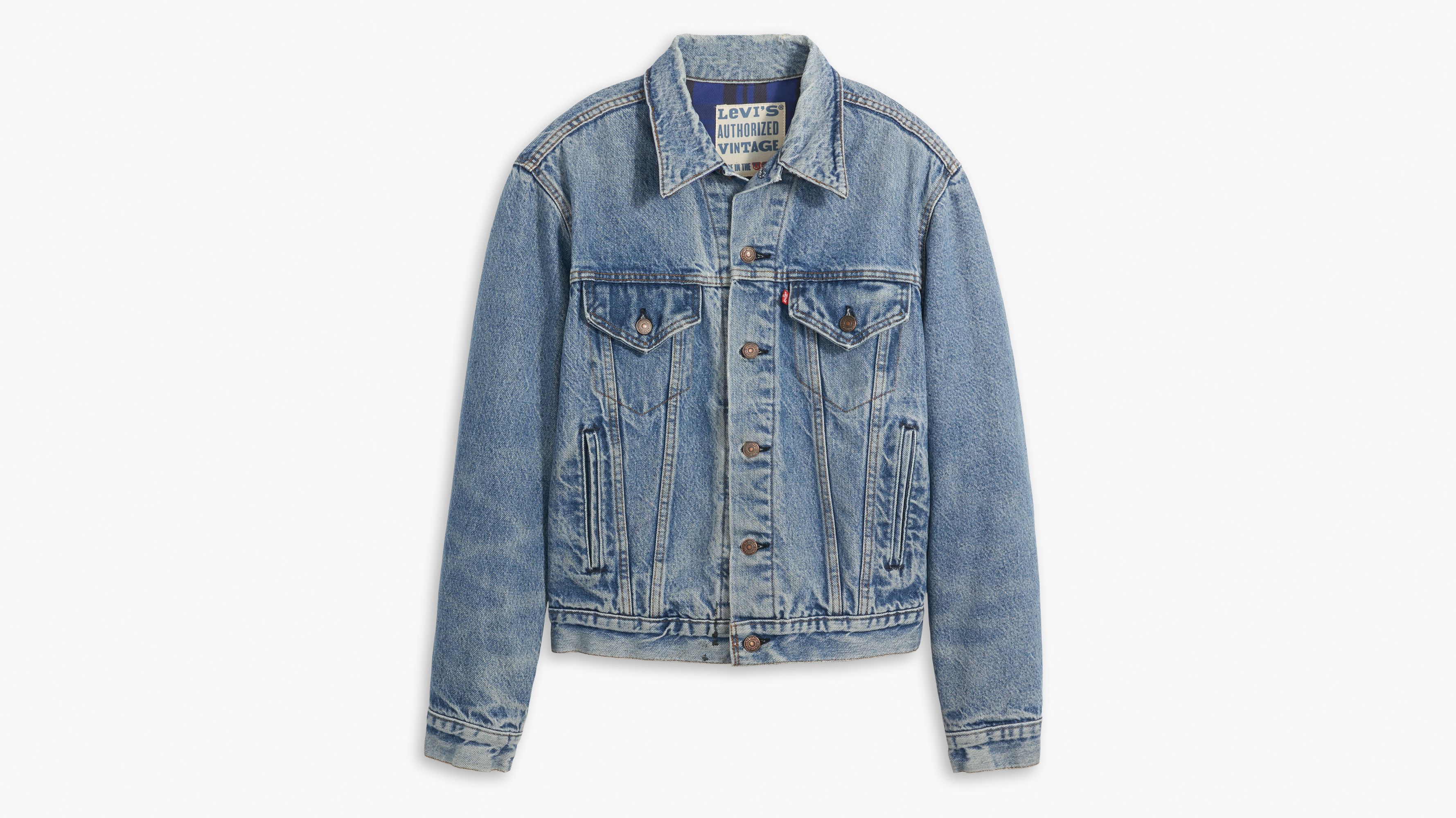 Authorized Vintage Trucker Jacket With Flannel Medium Wash Levi's® US
