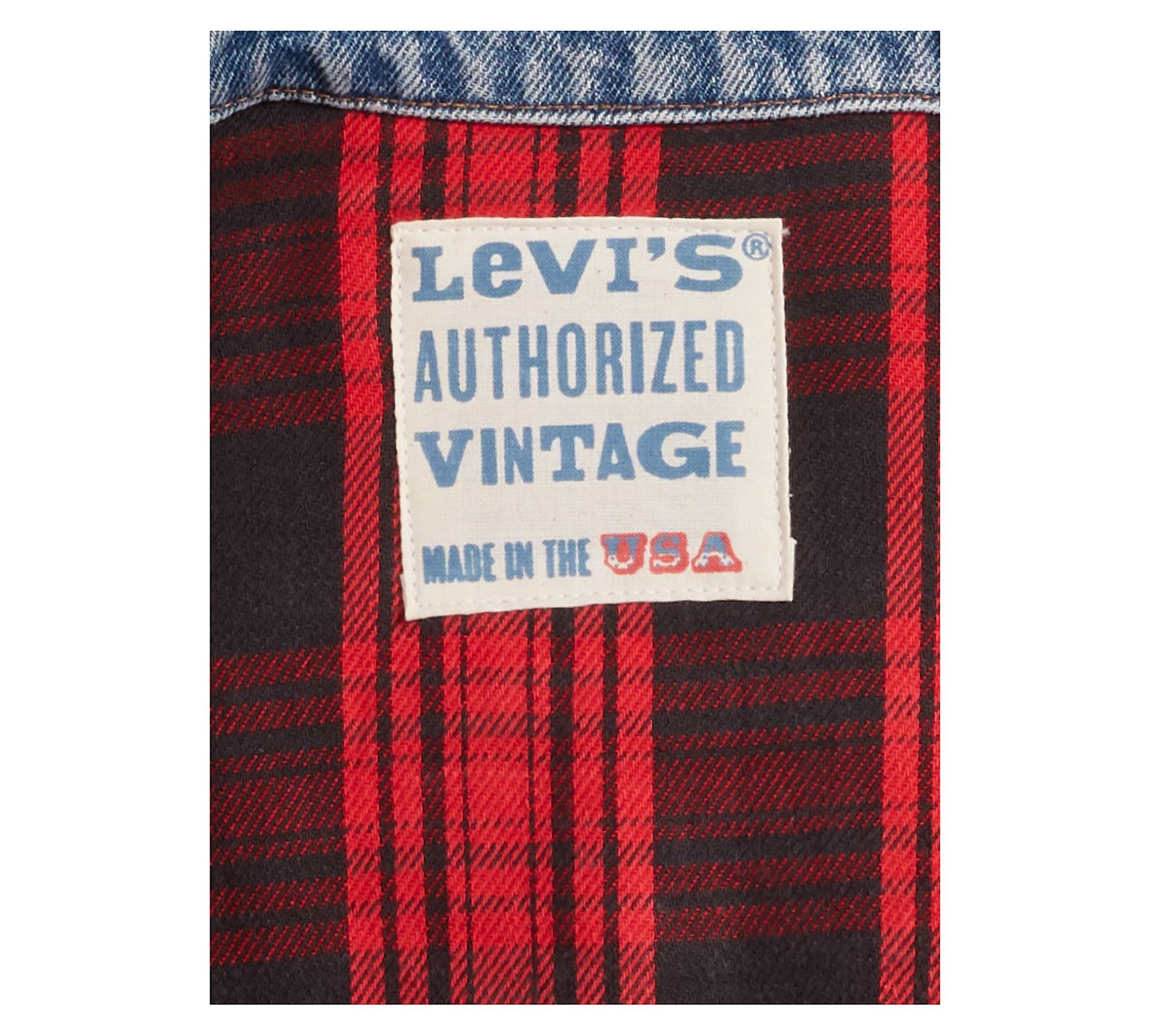 Authorized Vintage Trucker Jacket With Flannel - Medium Wash | Levi's® US