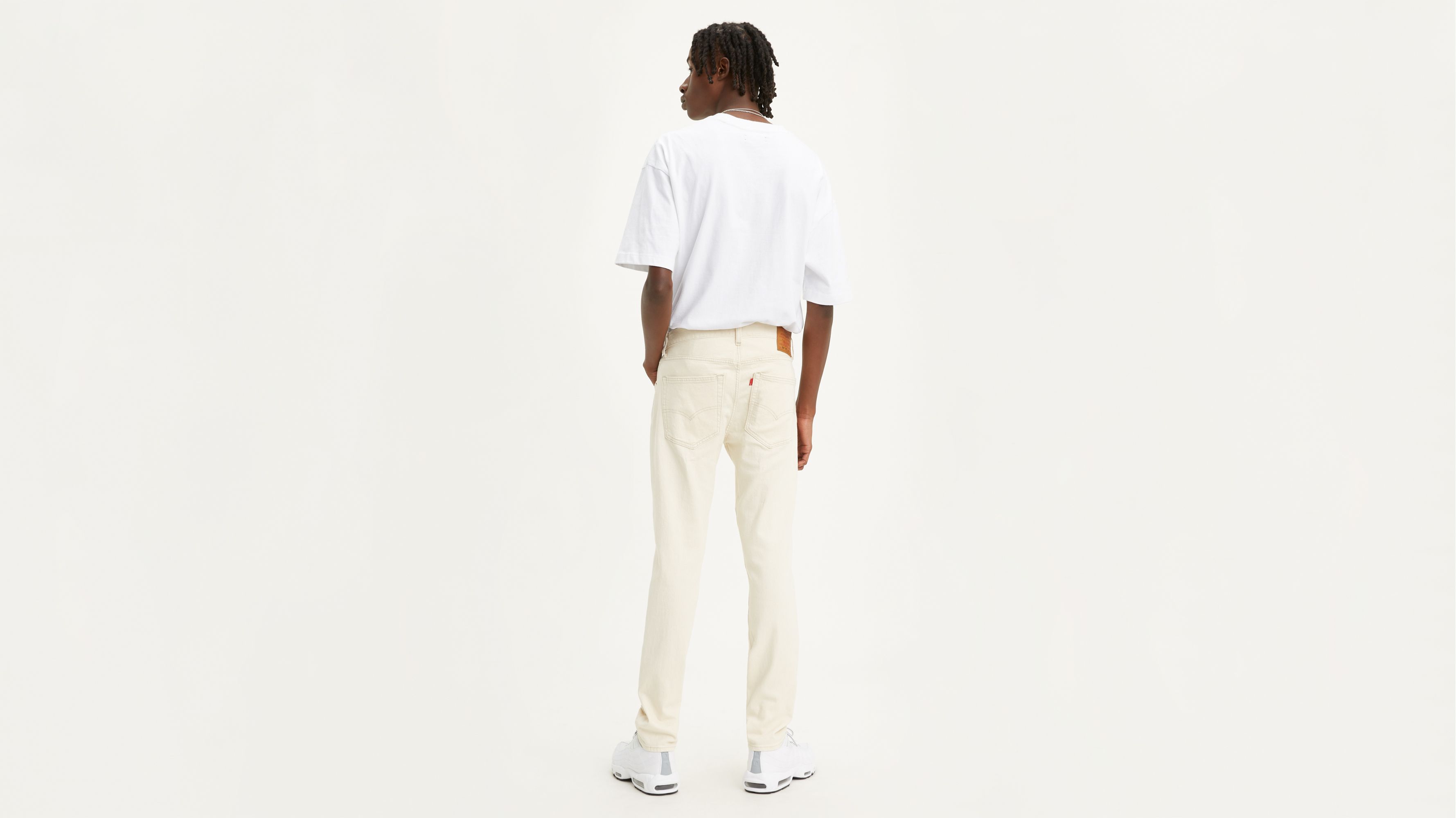 501® Slim Taper Fit Men's Jeans - White 