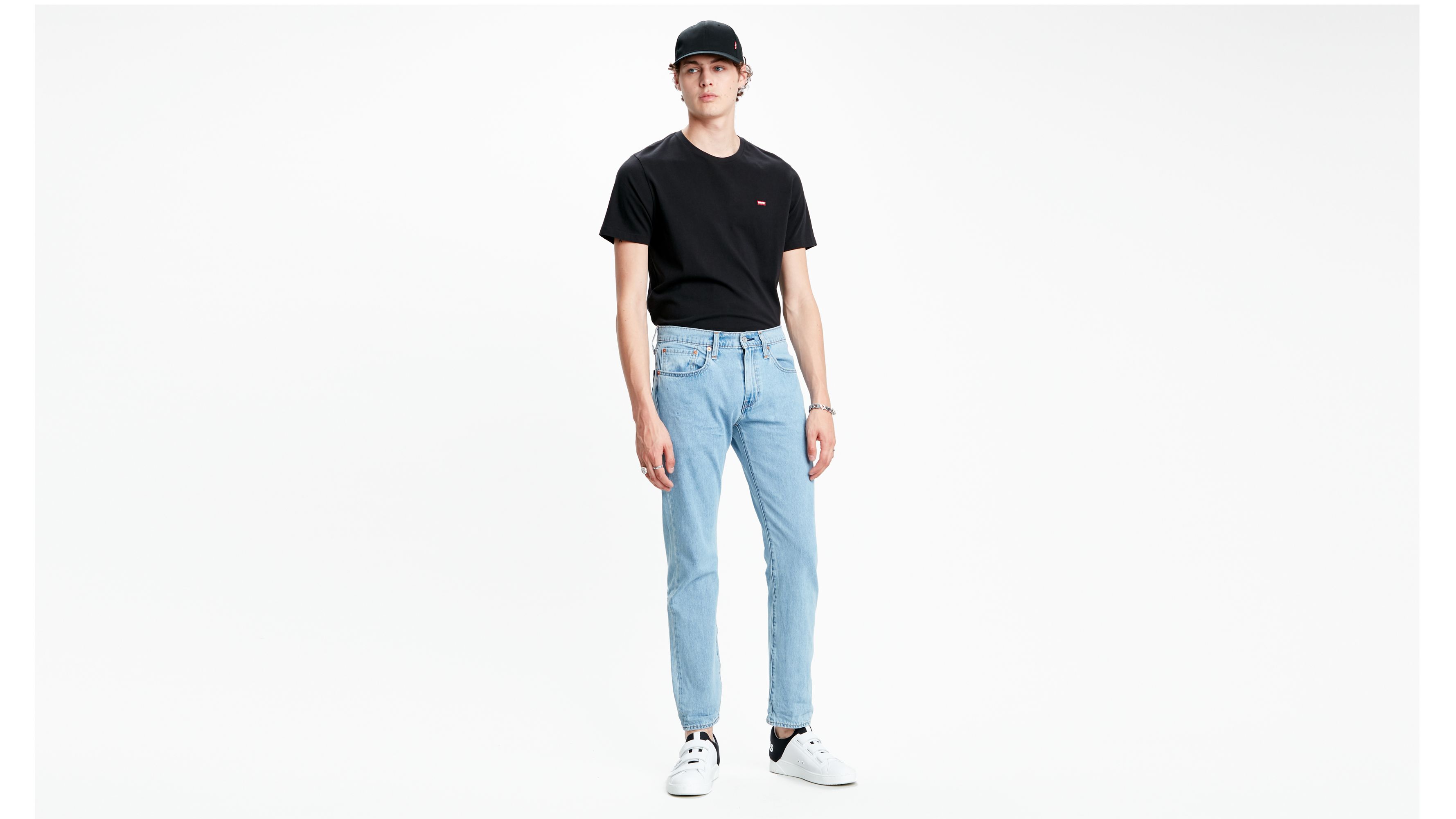 Men's Tapered Jeans Jeans | Levi's® NO Levi's® 501® SLIM TAPER Jeans slim fit coneflower clouds