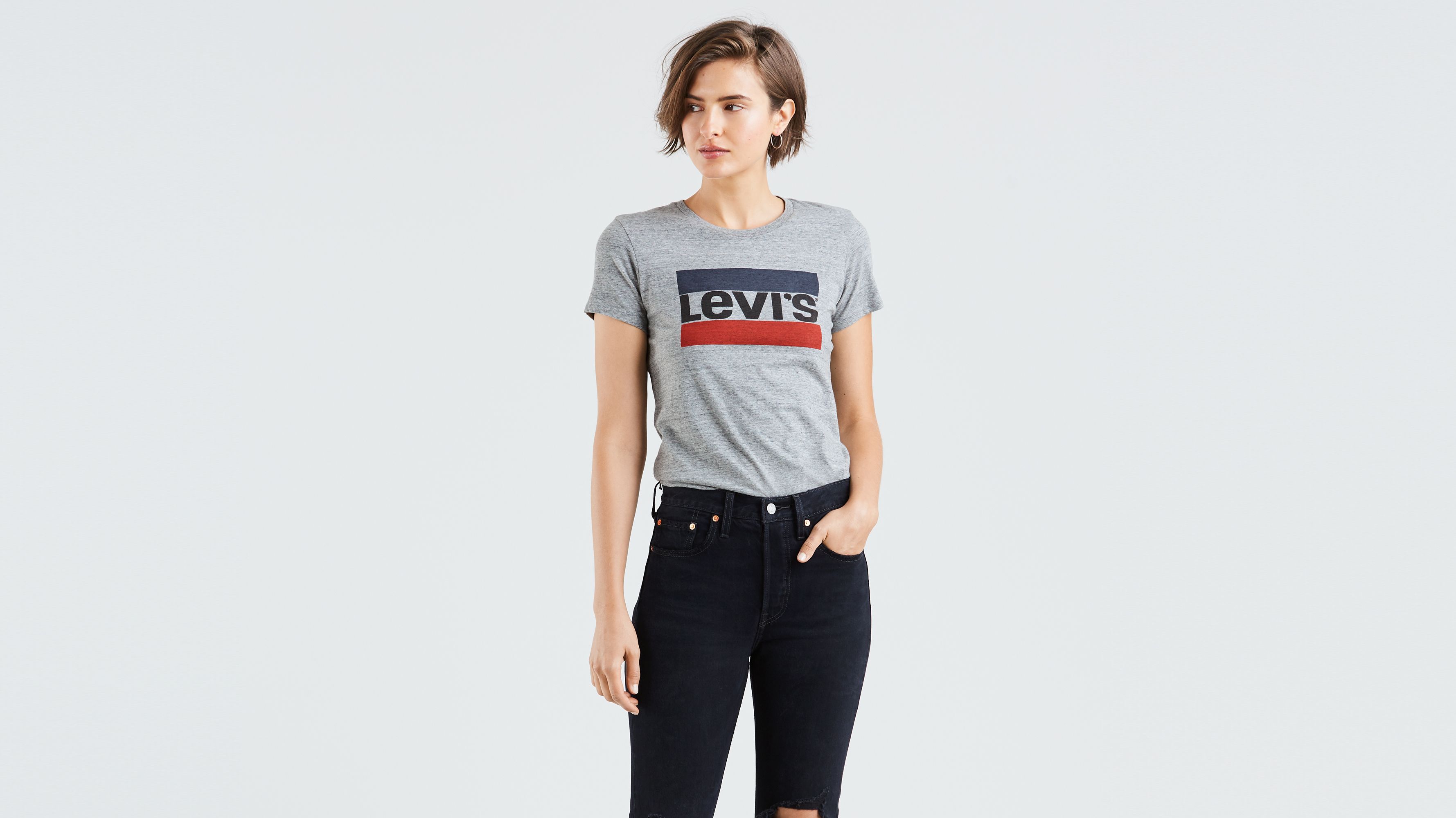The Perfect Graphic Tee - Grey | Levi's® AT