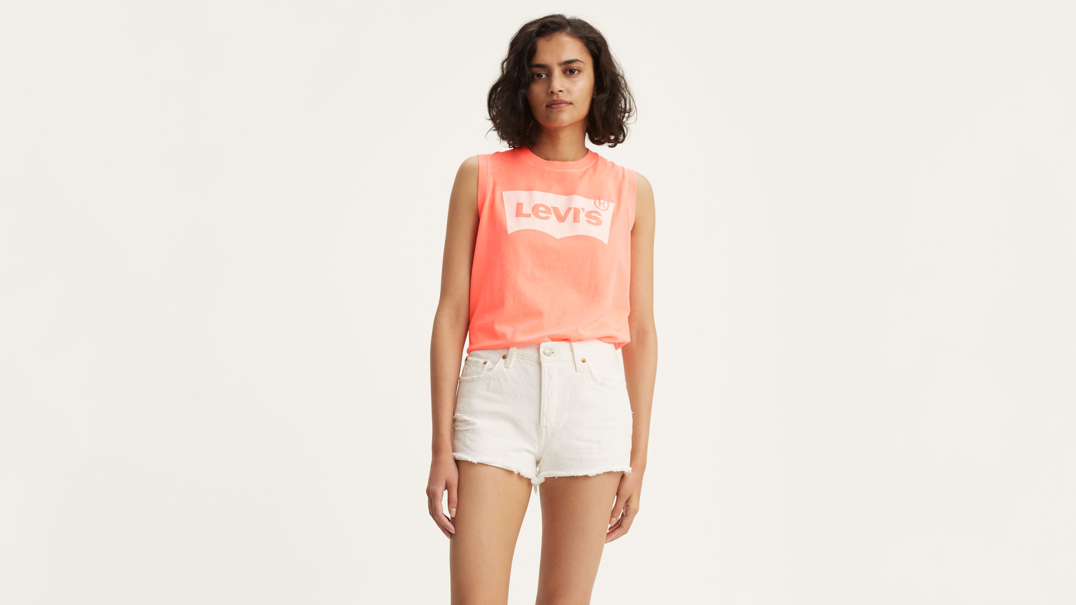 orange levis shirt