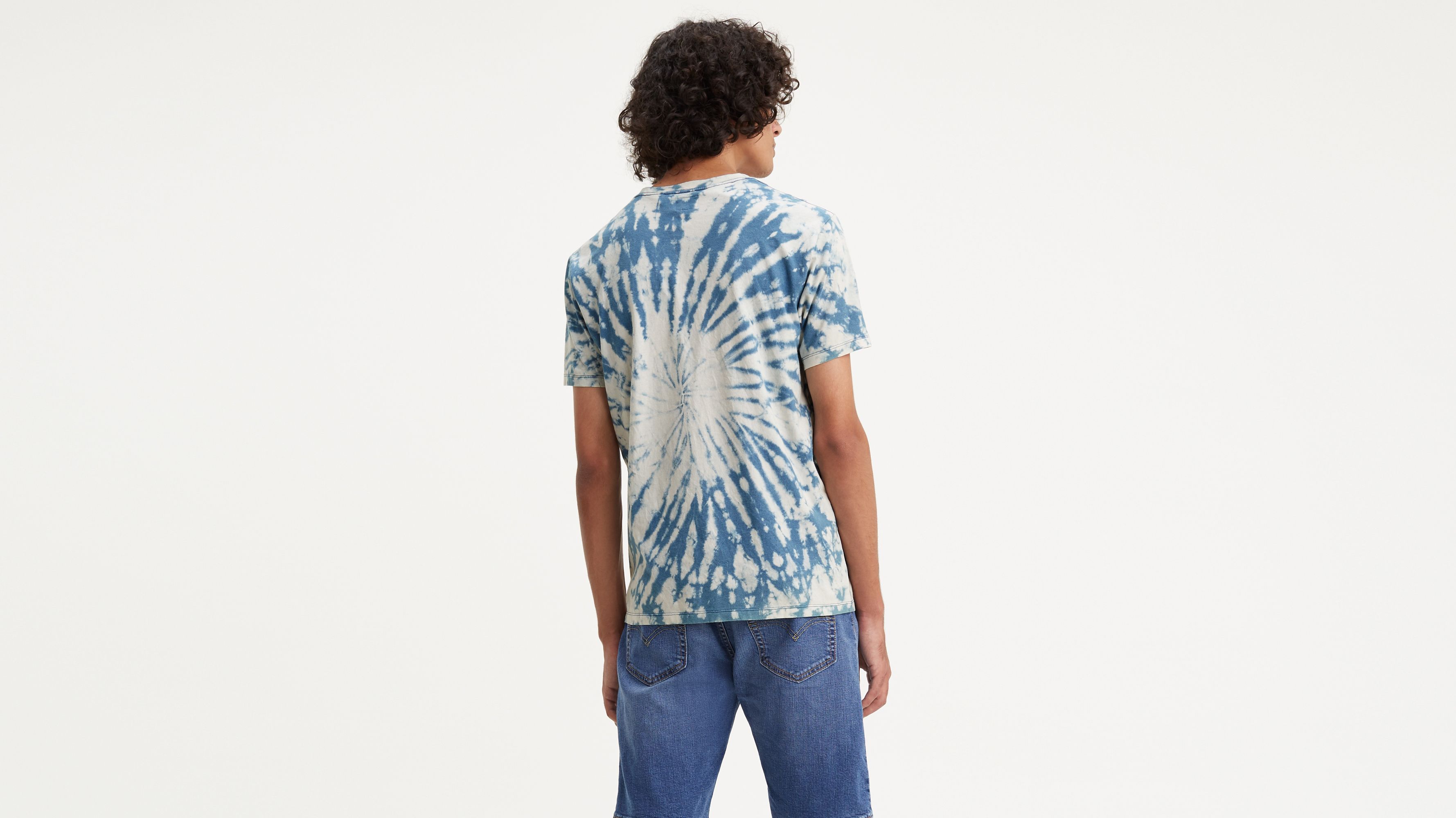 levis tie dye t shirt