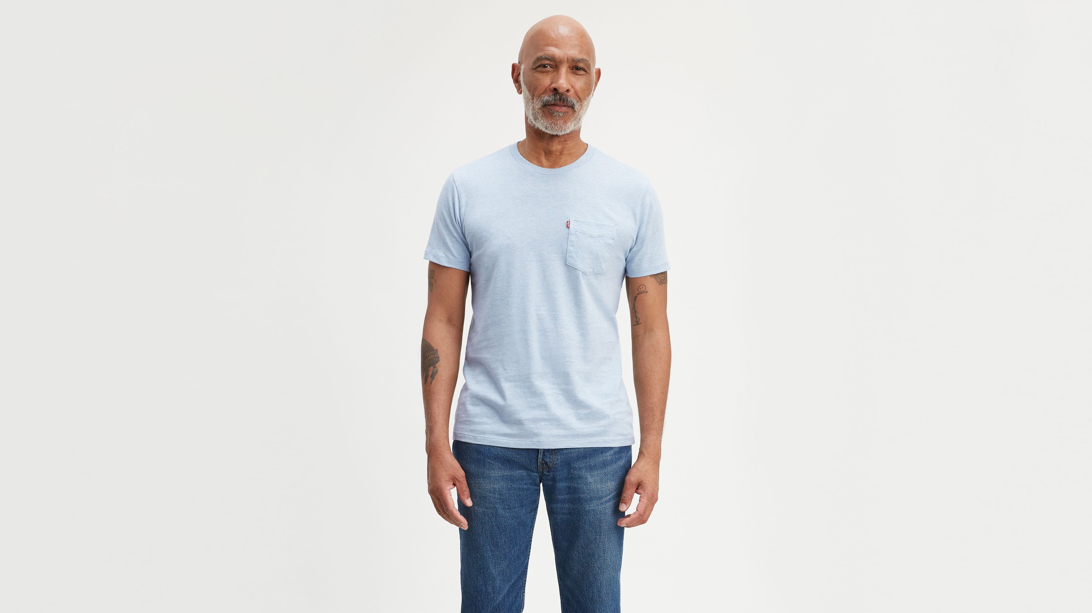 Sunset Pocket Tee Shirt - Blue | Levi's® US