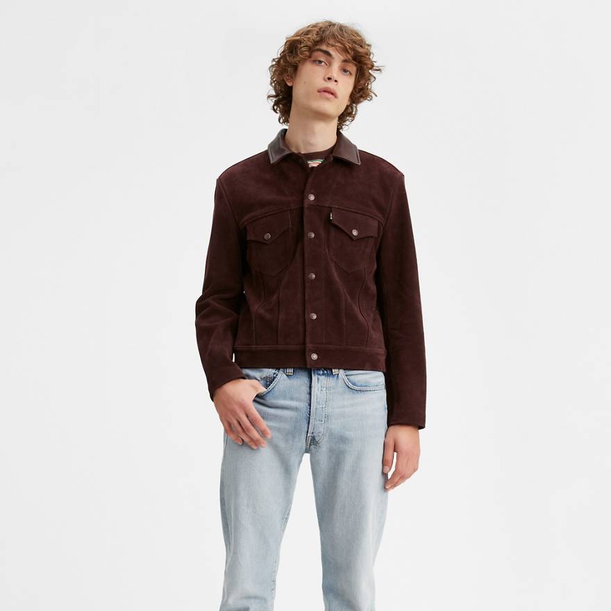 1960'S Suede Trucker Jacket 1