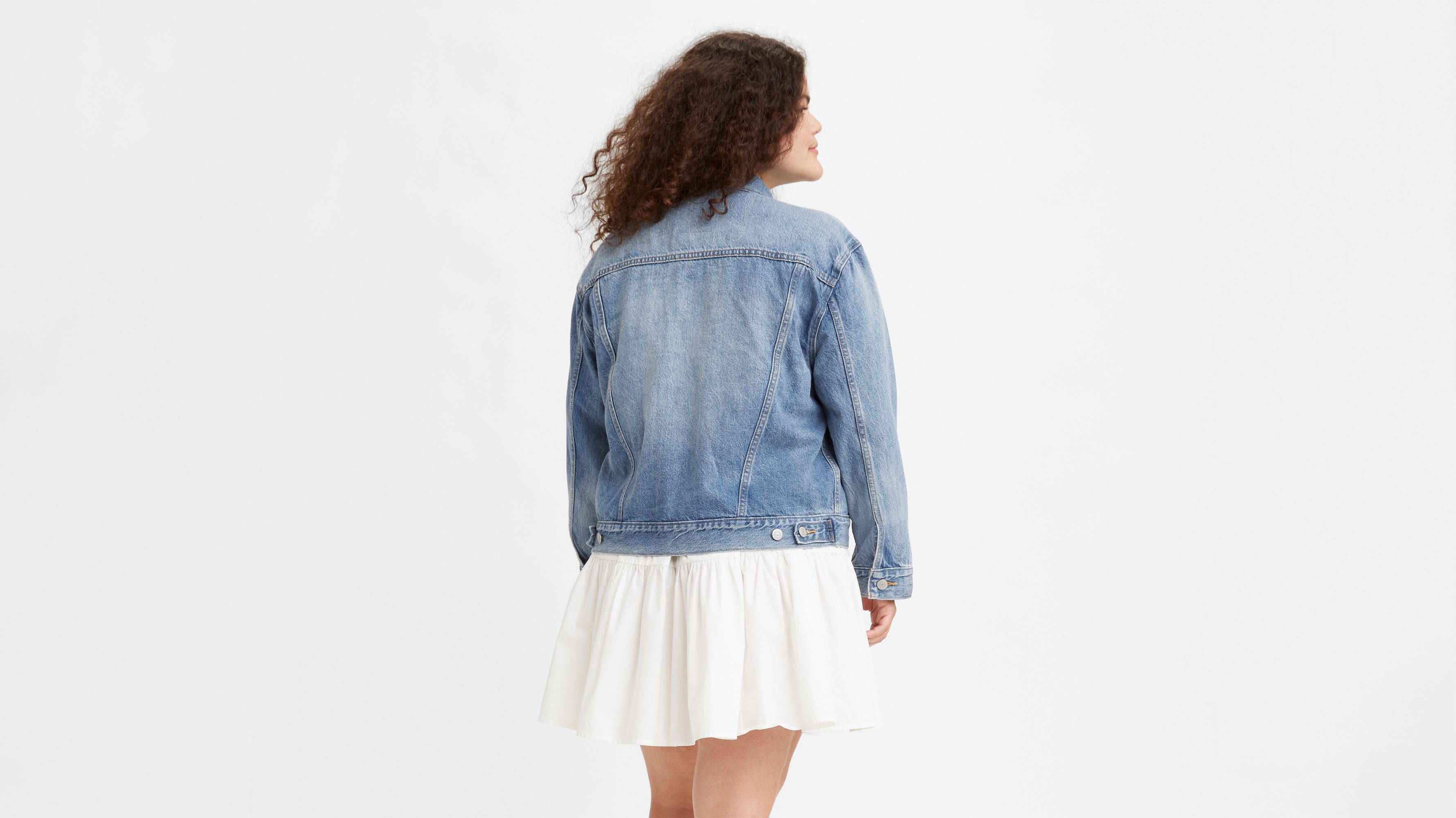 Ex-boyfriend Trucker Jacket - Medium Wash | Levi's® US