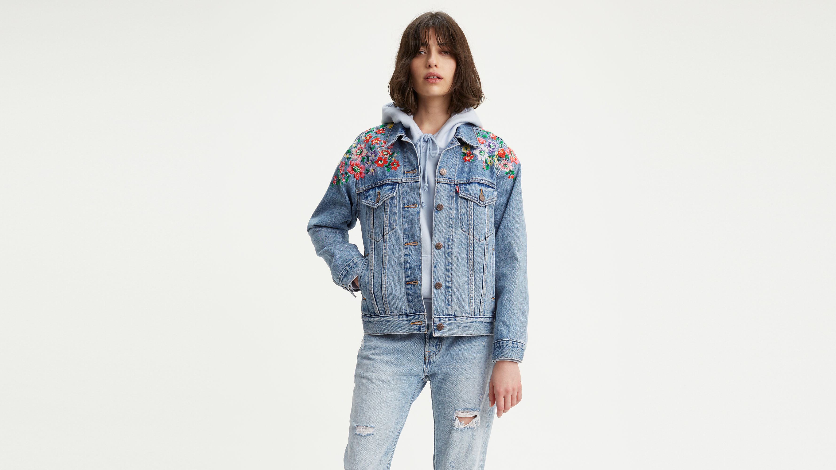 levi's embroidered jacket