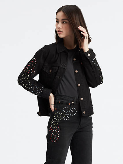 Veste jeans femme col rond Veste jeans femme col rond