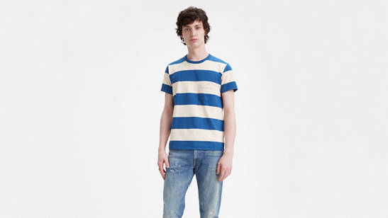 Levi S Vintage Clothing 1960 S Casual Levi S Stripe Multi