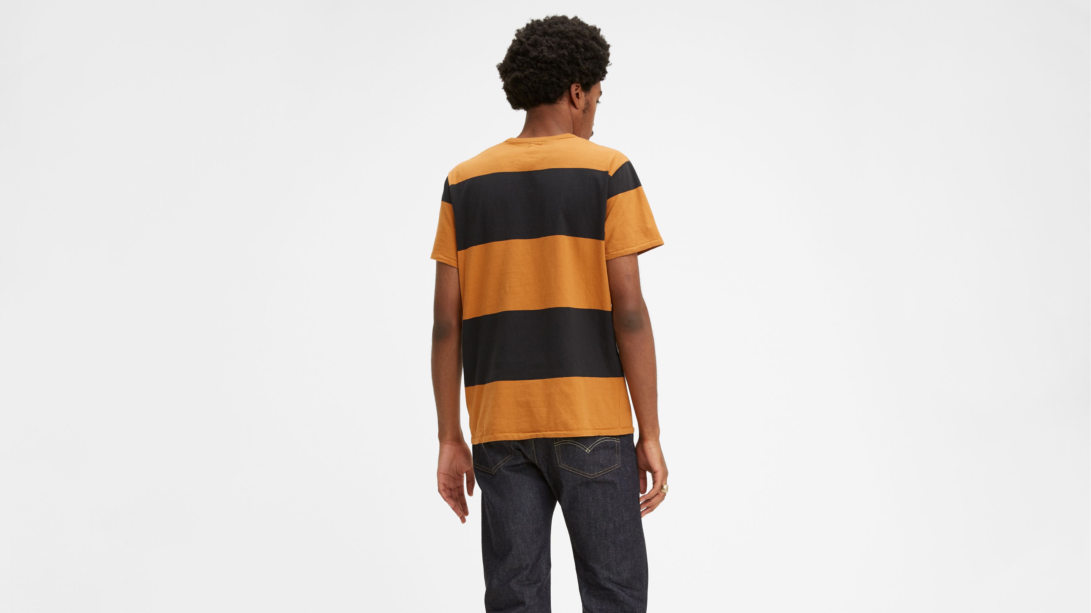 1960's Striped Tee Shirt - Multi-color 