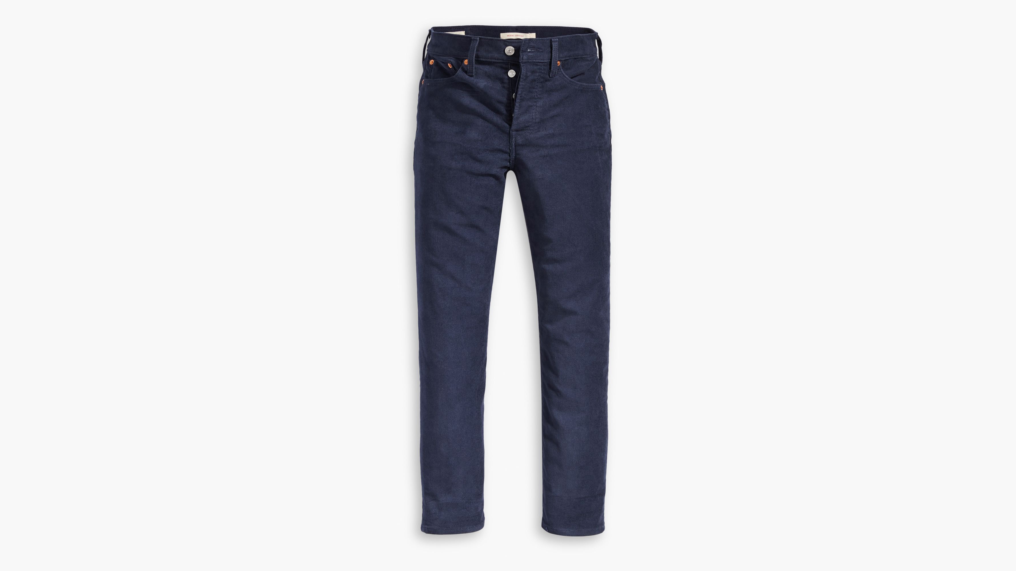 Wedgie Fit Straight Corduroy Pants - Blue | Levi's® CA