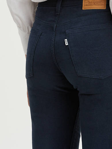 Wedgie Straight Fit Corduroy Pants - Blue | Levi's® US