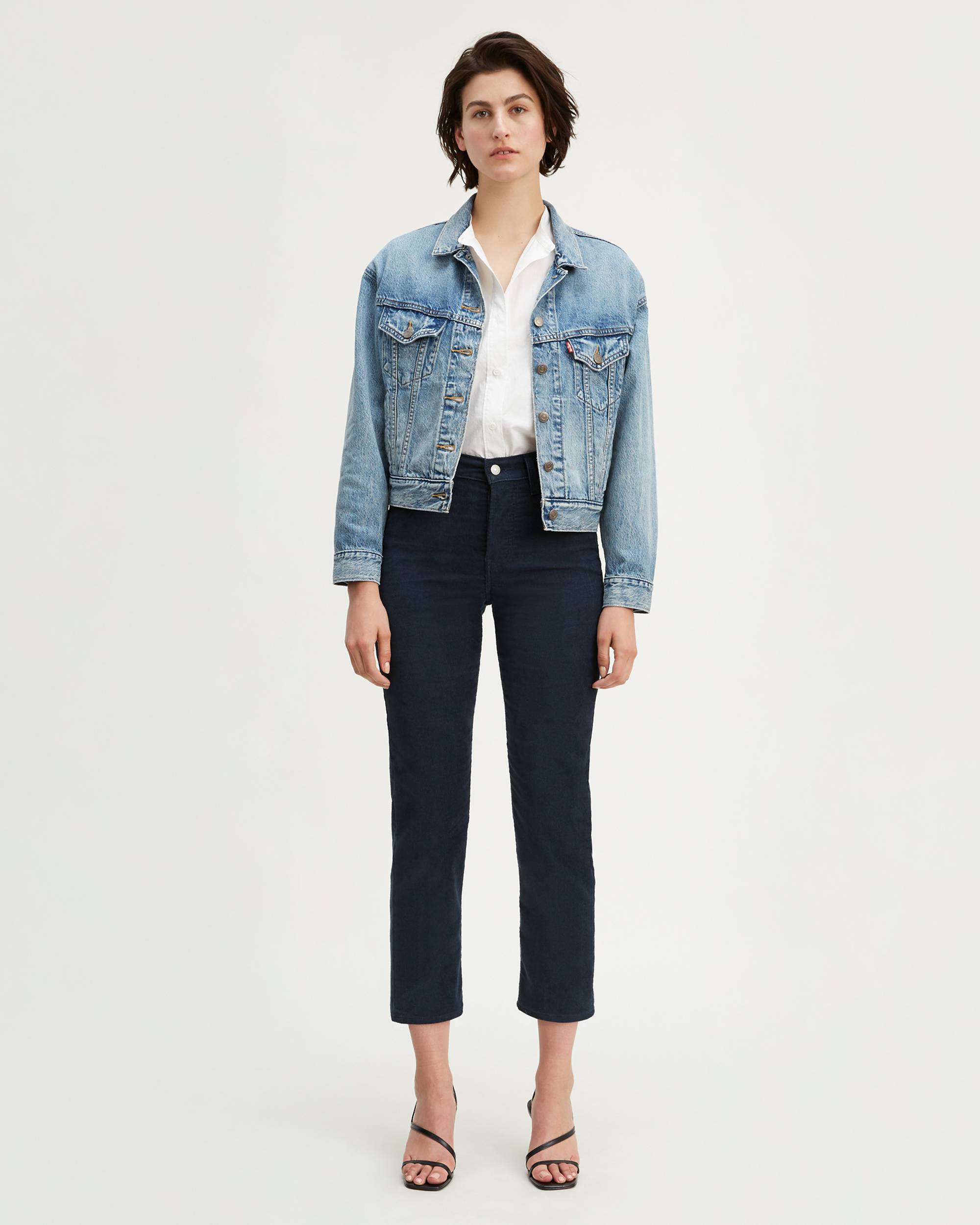 Wedgie Straight Fit Corduroy Pants 1