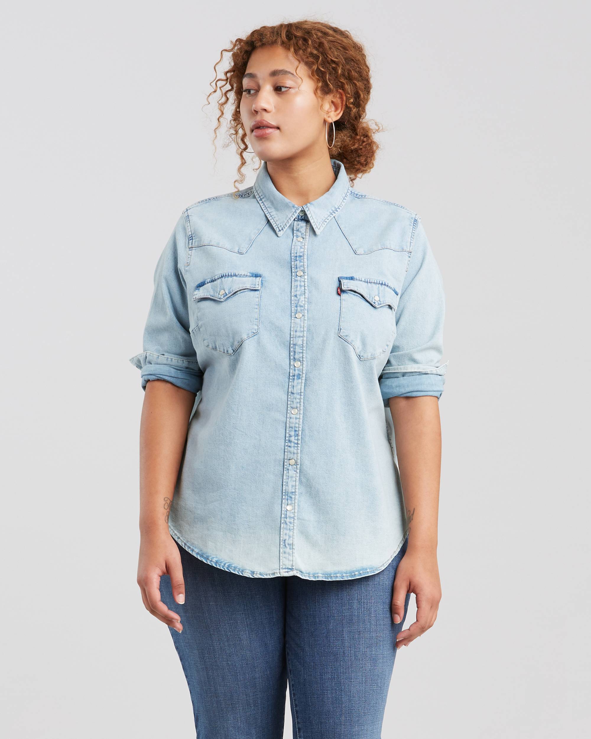 Western Shirt (Plus Size) 3