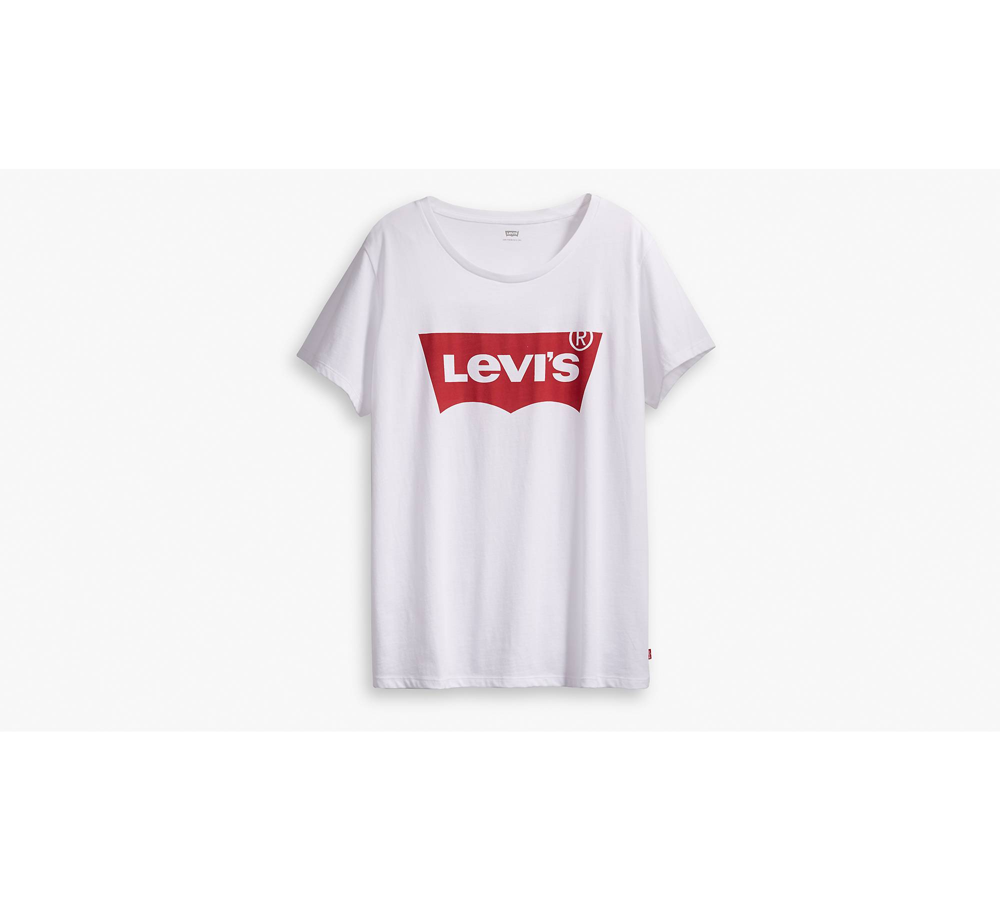 Levi's® Logo Perfect T-shirt (plus Size) - White | US