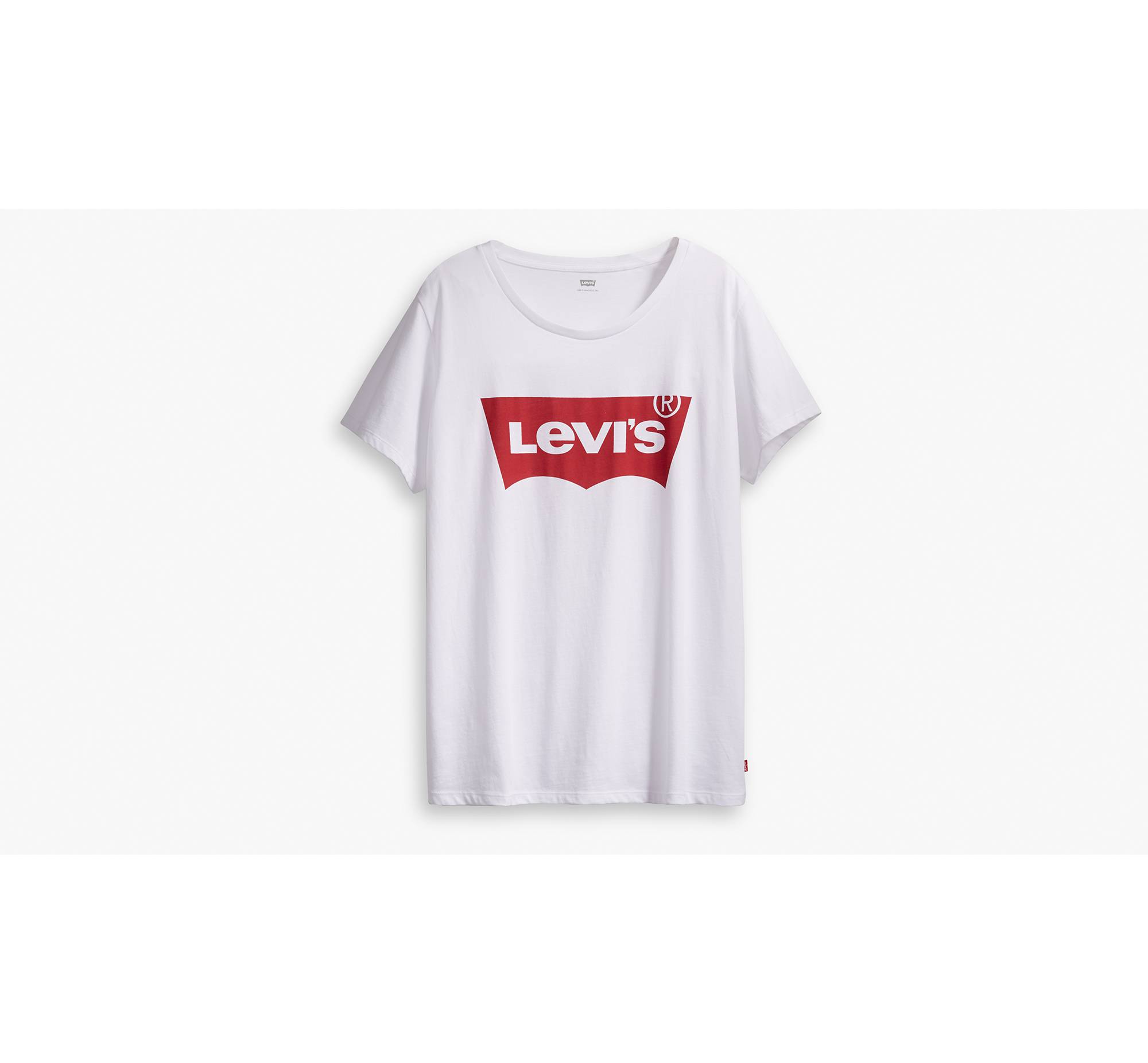 Levi's® Logo Perfect T-shirt (plus Size) White | US
