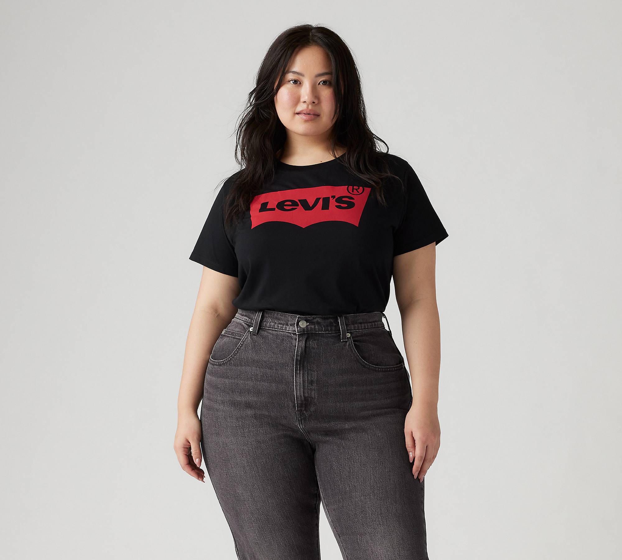T-shirt parfait à logo Levi's® (Taille Plus) 1