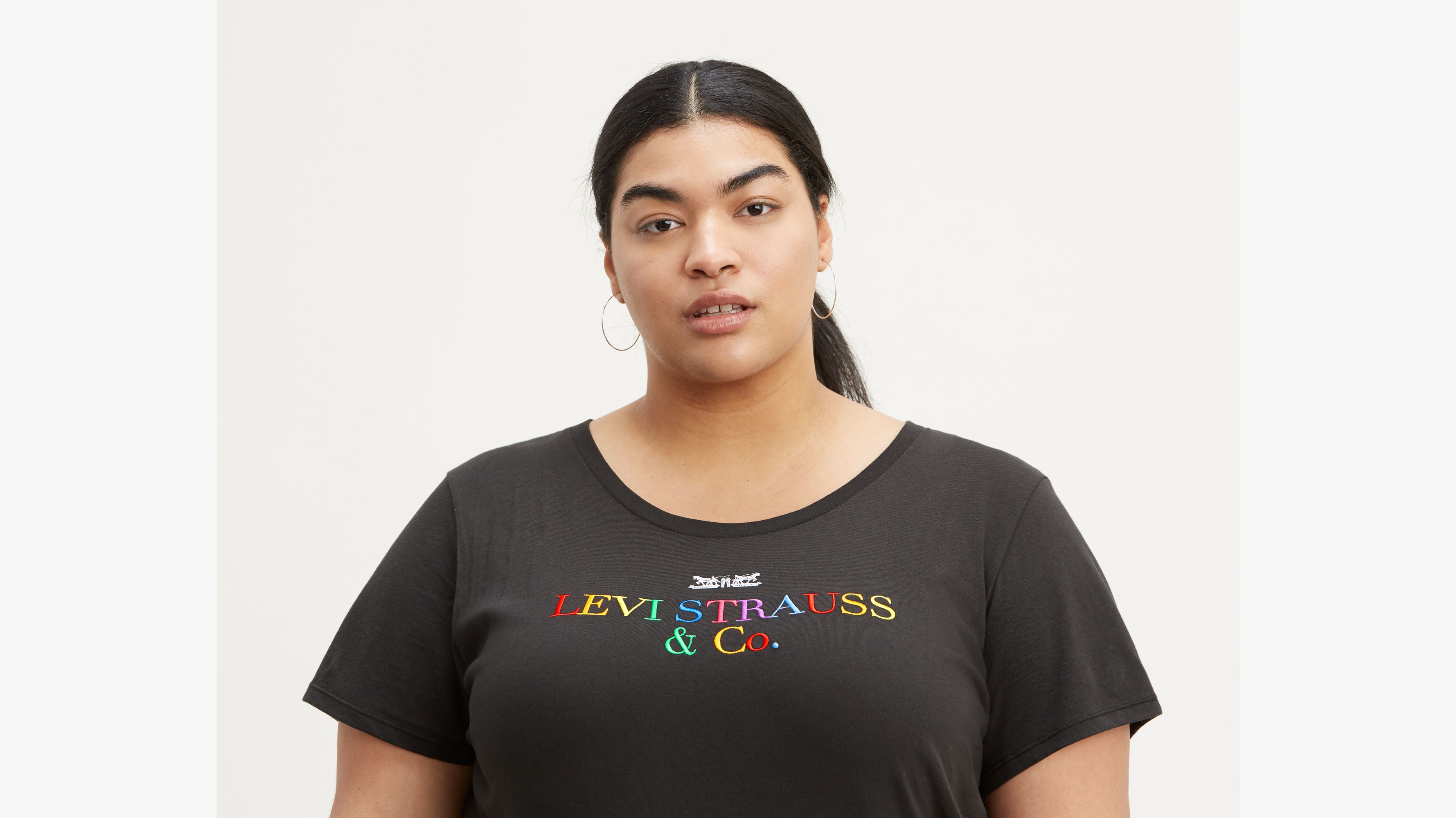 Women's plus size levi t shirt hotsell
