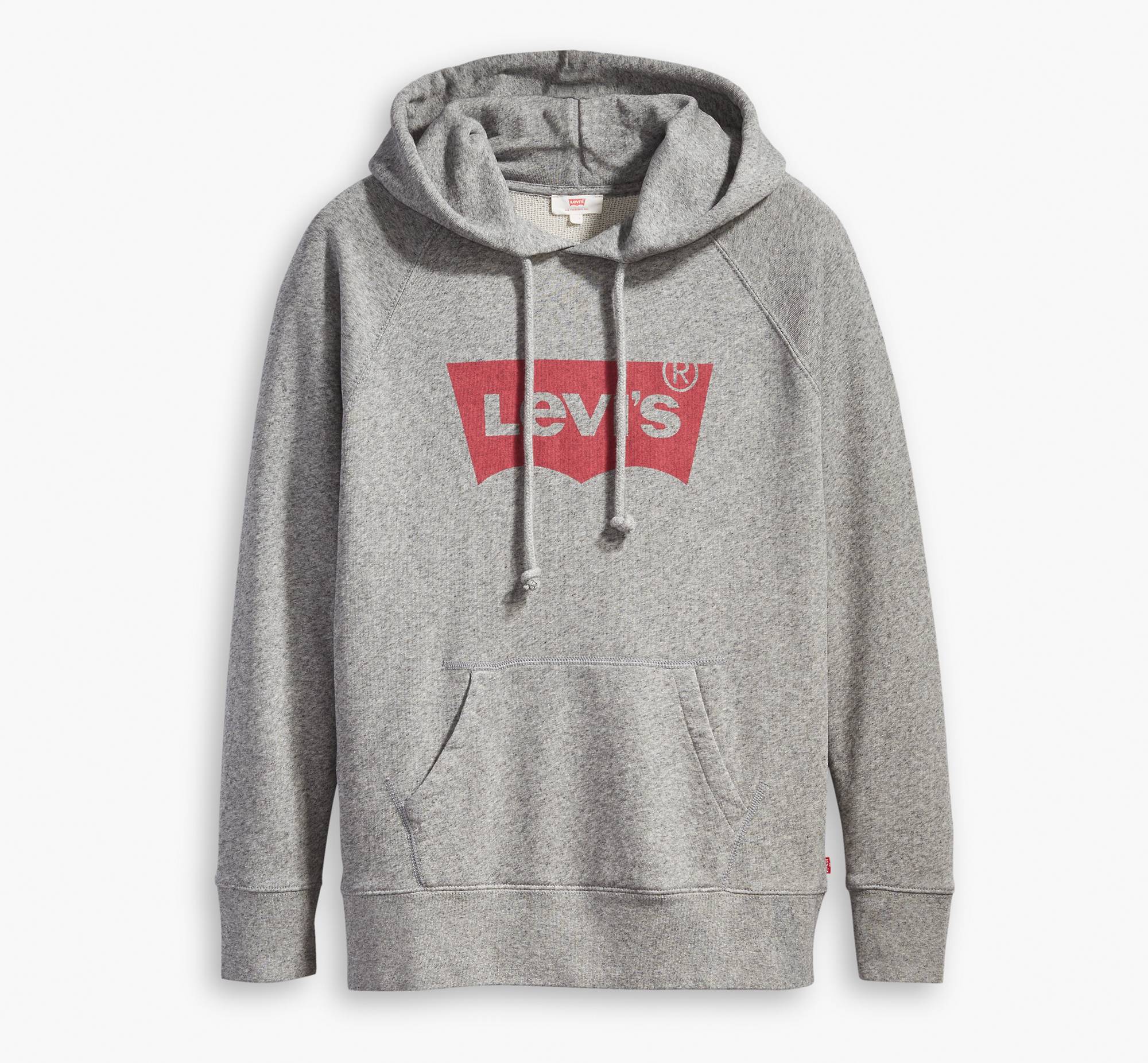 Levi's® Logo Sport Hoodie - Grey | Levi's® US
