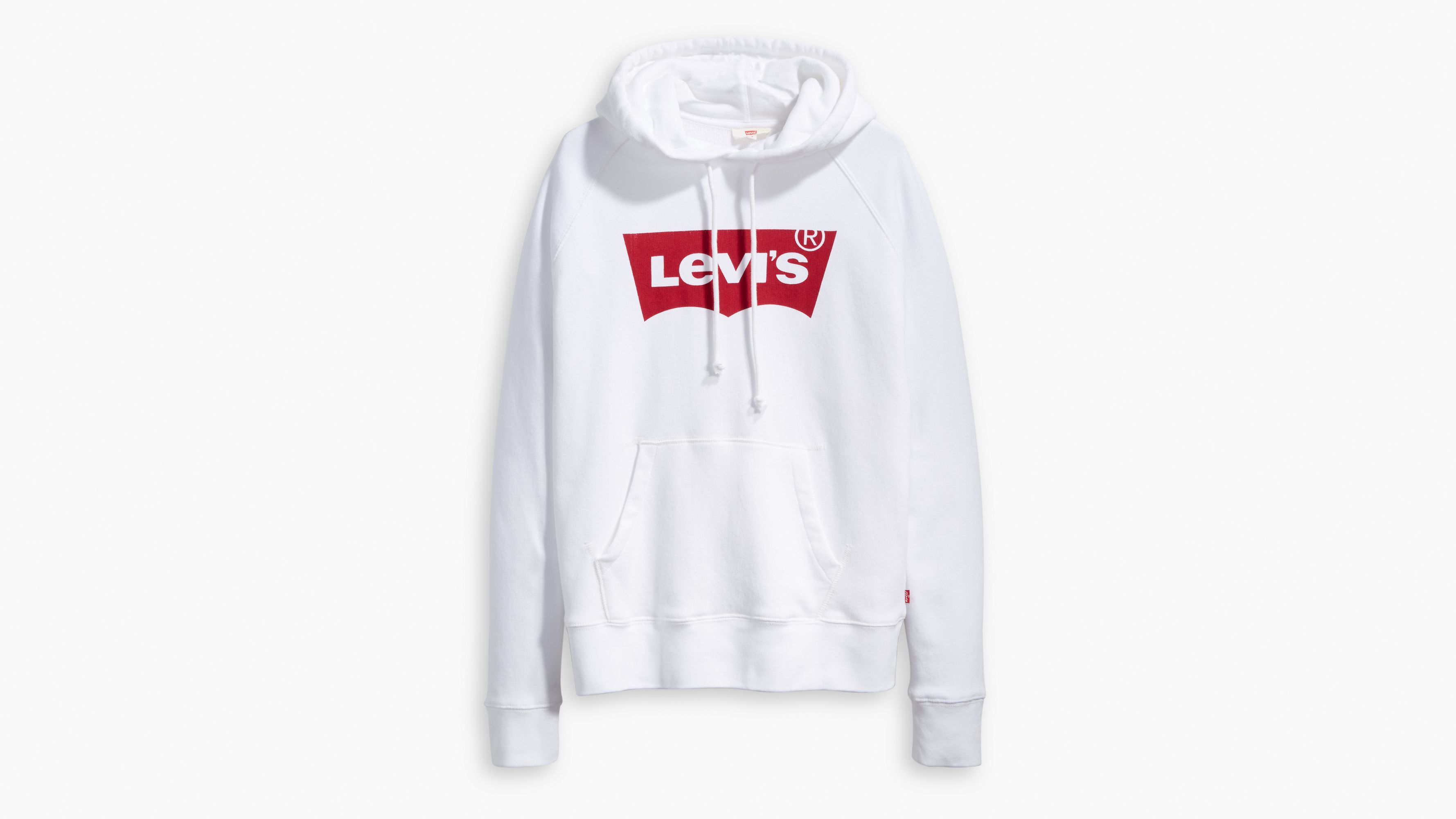 levis white hoodie