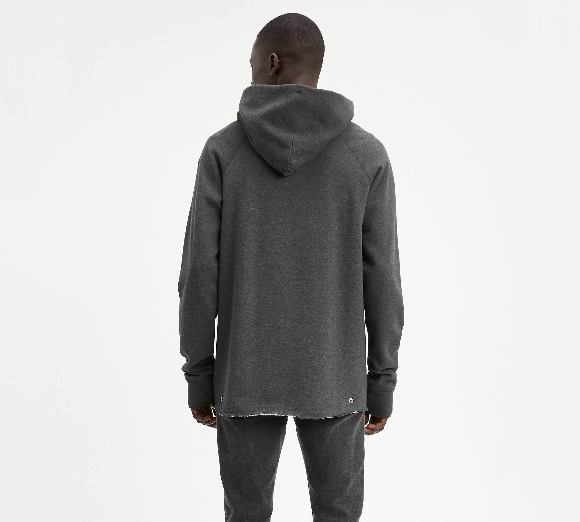 Levi's® Made & Crafted® Unhemmed Hoodie - Blue | Levi's® HU