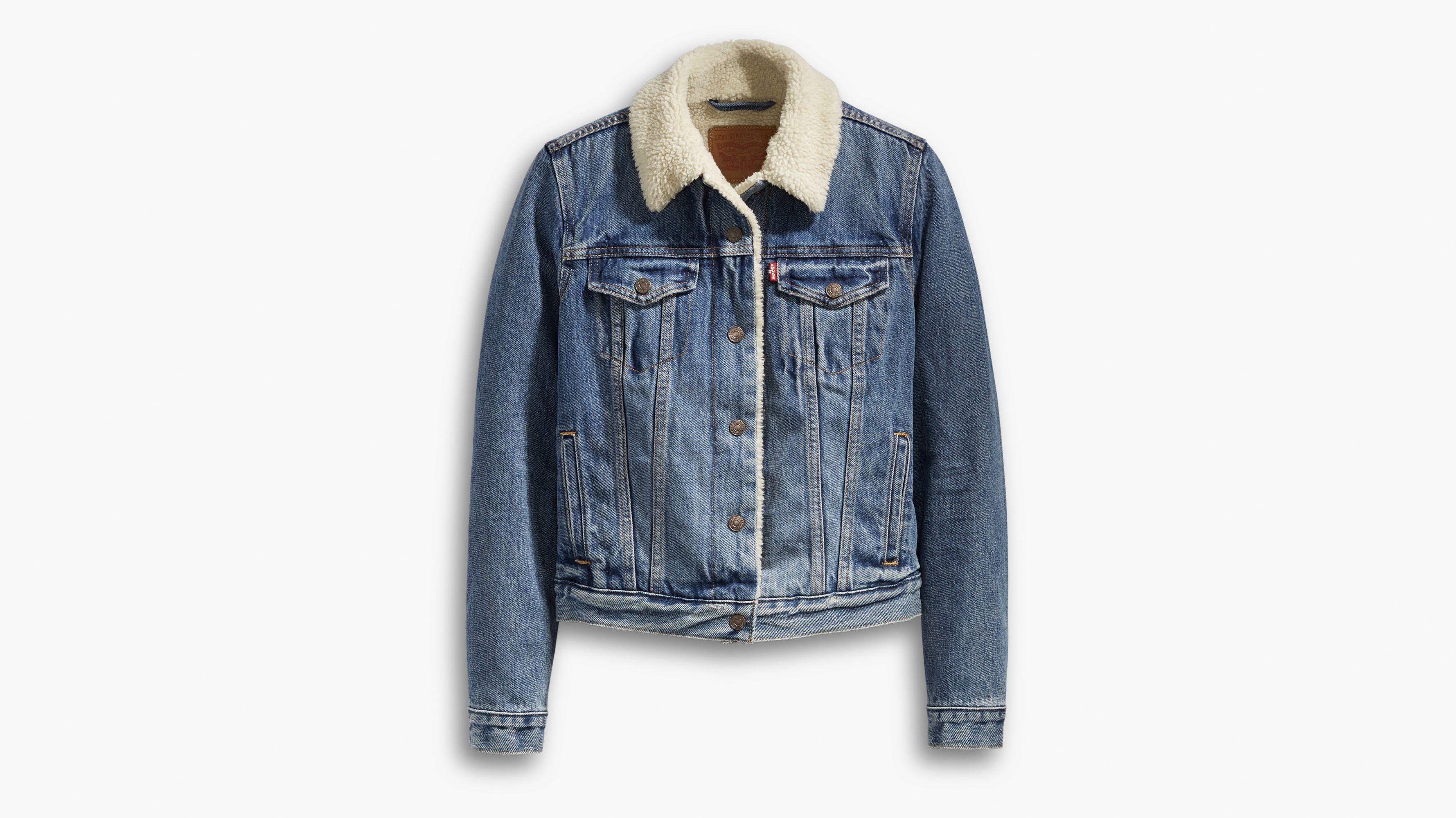 levis original sherpa trucker jacket womens