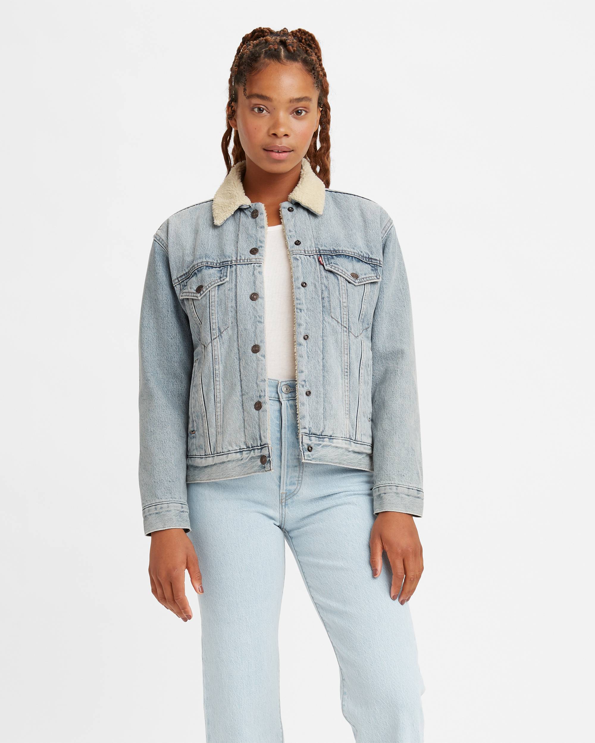 Ex-Boyfriend Sherpa Trucker Jacket 1