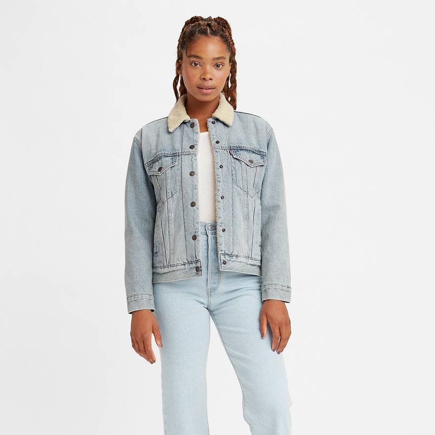 Ex-Boyfriend Sherpa Trucker Jacket 1