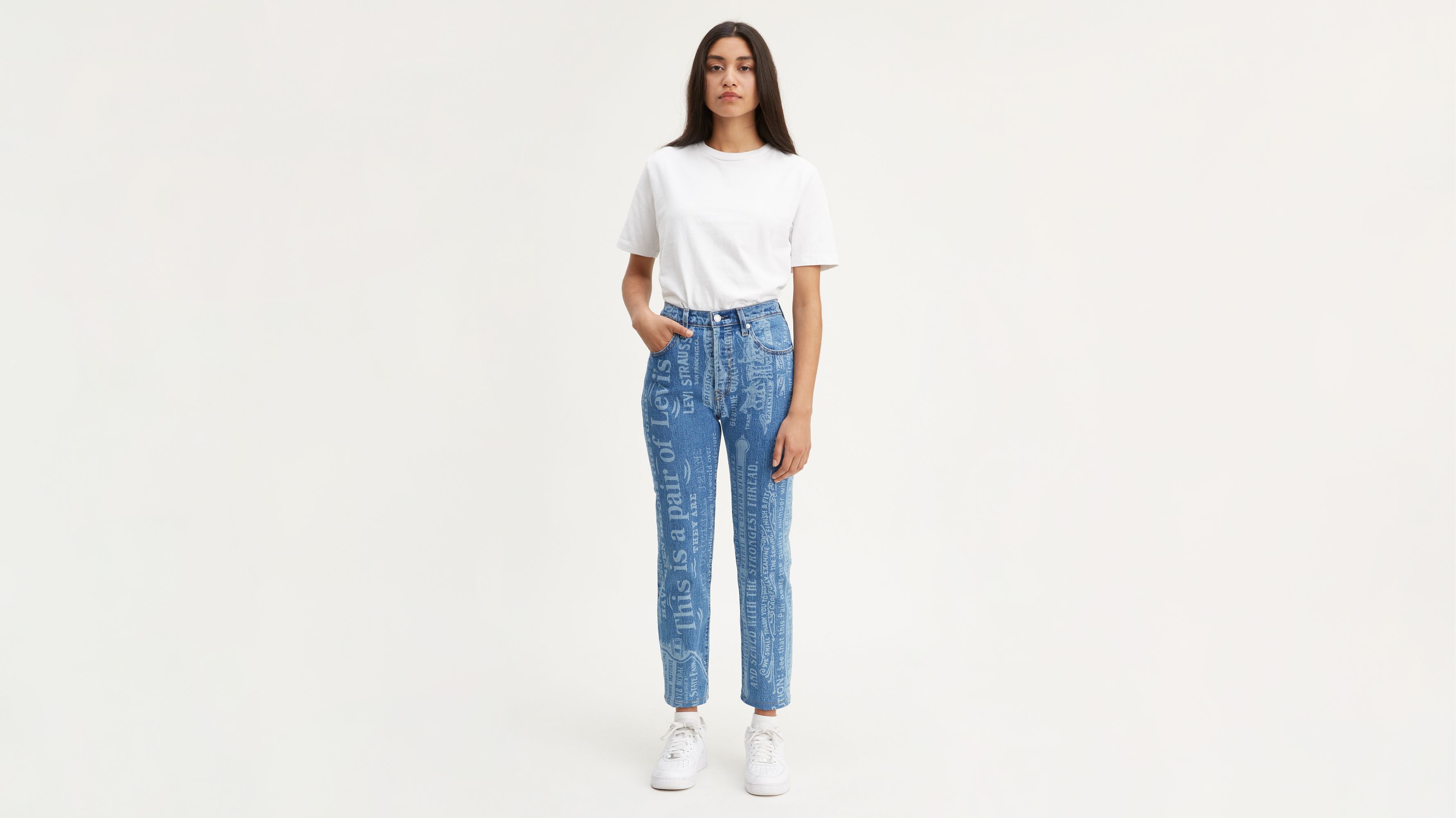 cropped levis 501