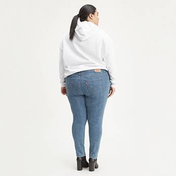 711 Skinny Laser Printed Women's Jeans (Plus Size) 2