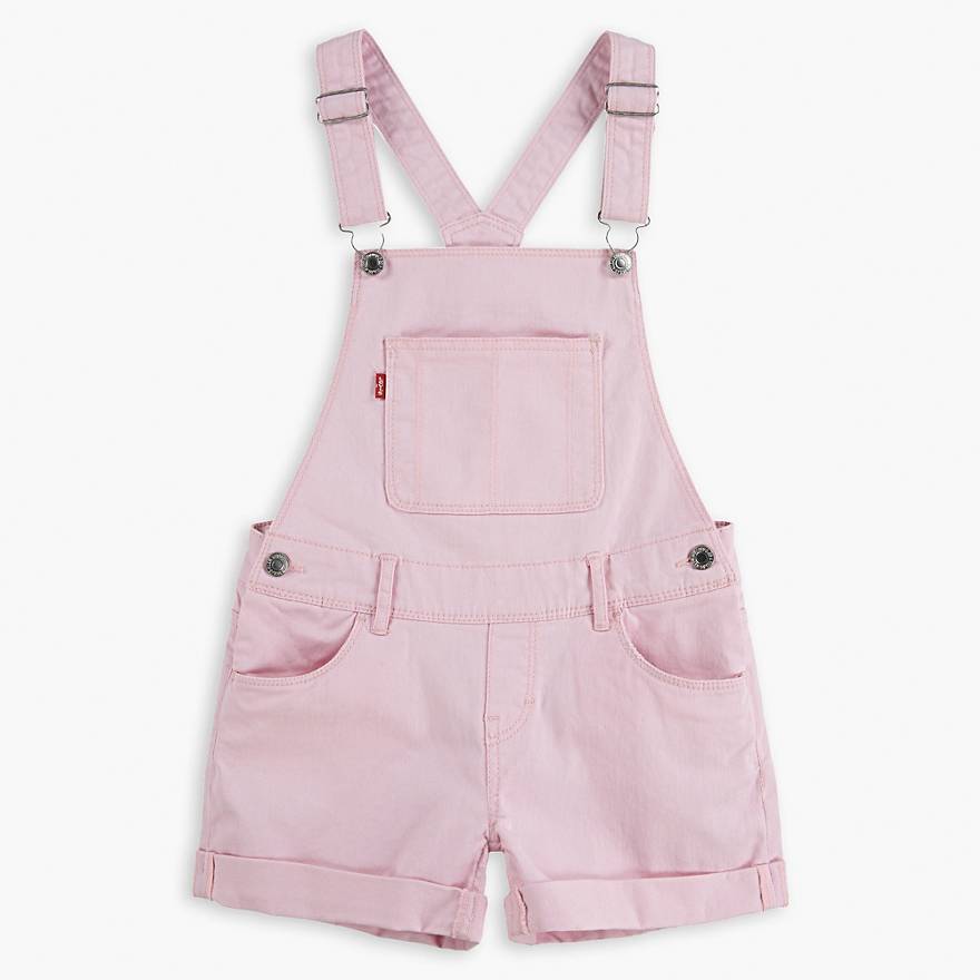 Big Girls 7-16 Denim Shortalls 1