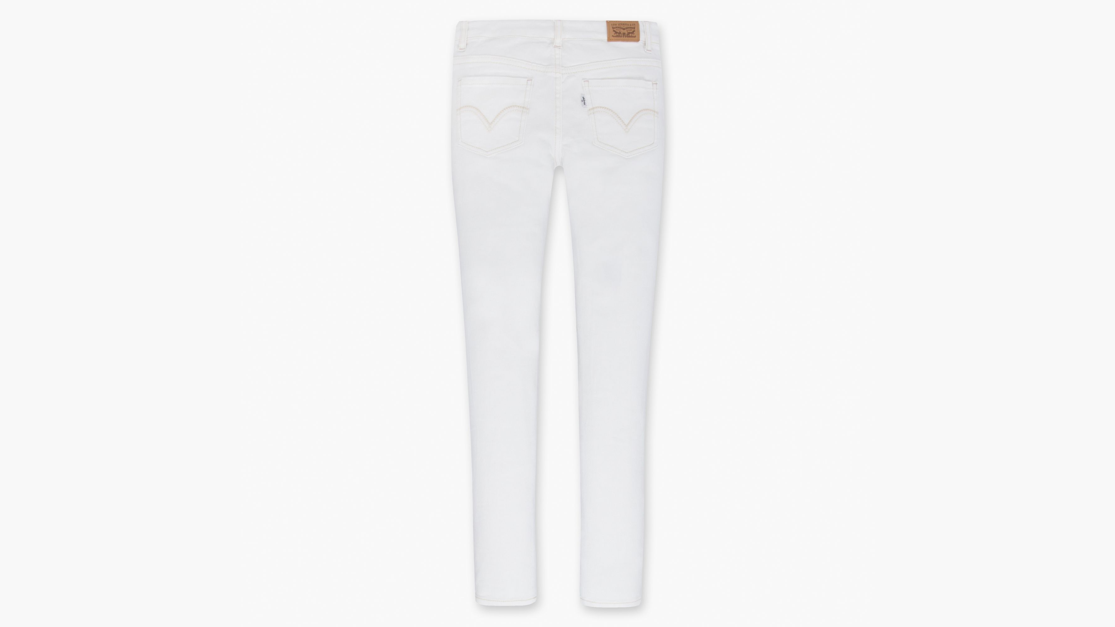 levi 710 super skinny jeans white