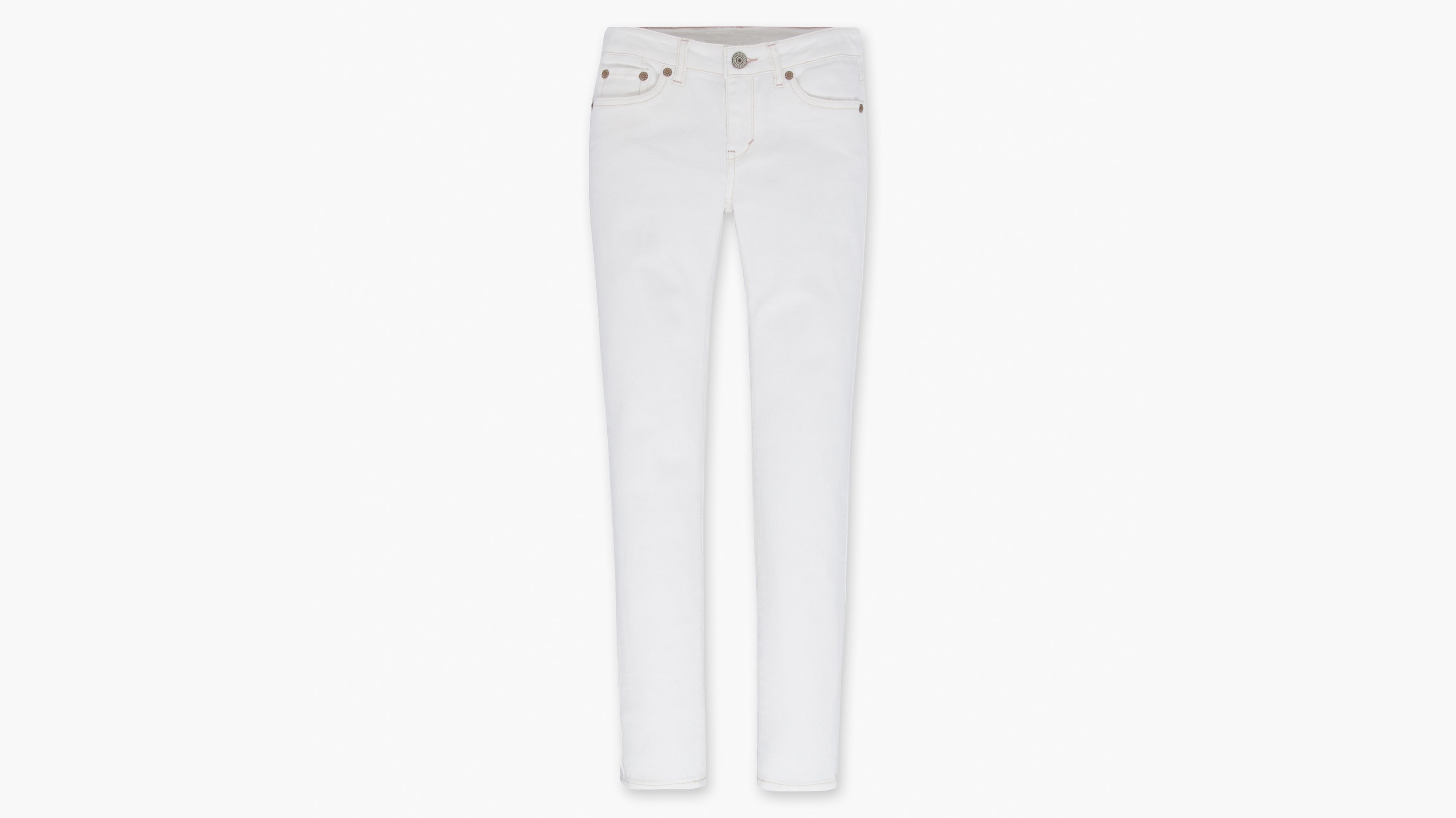 white levi skinny jeans