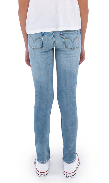 710 Super Skinny Fit Big Girls Jeans 7 16 Light Wash Levi S Us 710 Super Skinny Fit Big Girls Jeans 7 16 Light Wash Levi S Us