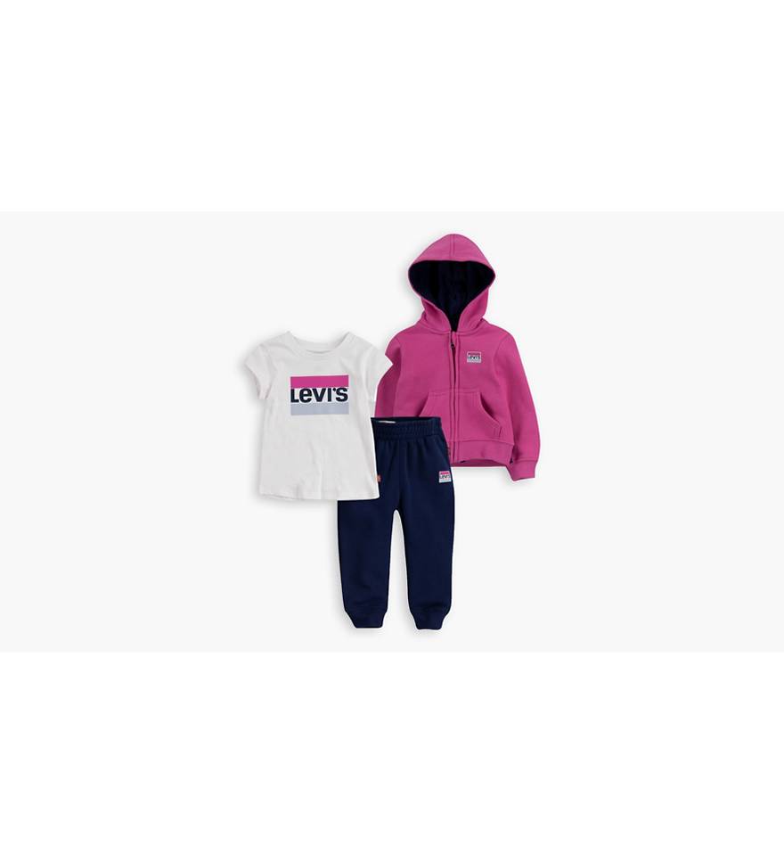 Baby Girls Logo 3-piece Set - Pink | Levi's® US