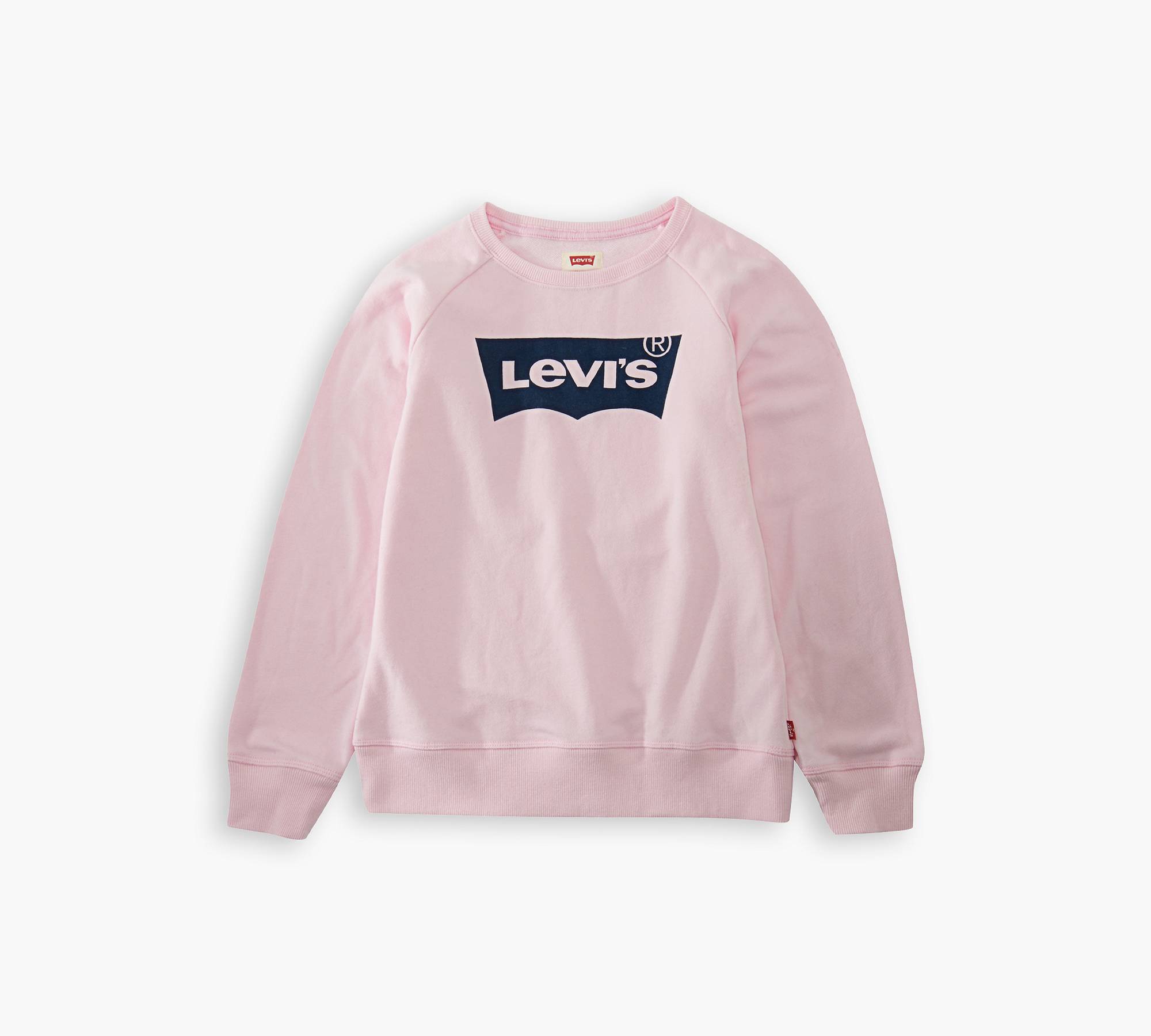 Big Girls S-XL Levi’s® Logo Pullover Sweatshirt 1