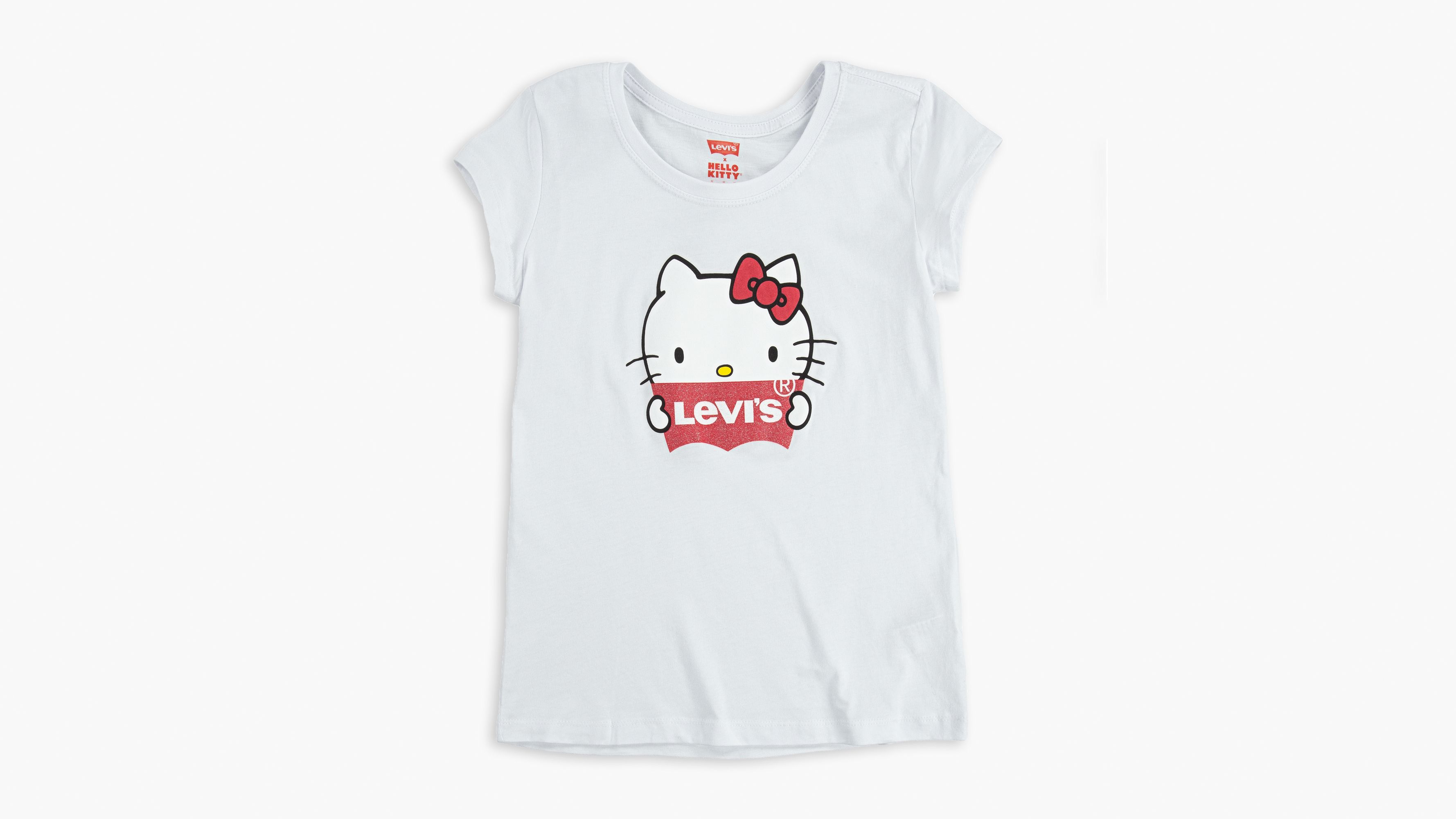 Levi's® x Hello Kitty® Batwing Logo Tee - Hello Kitty Black