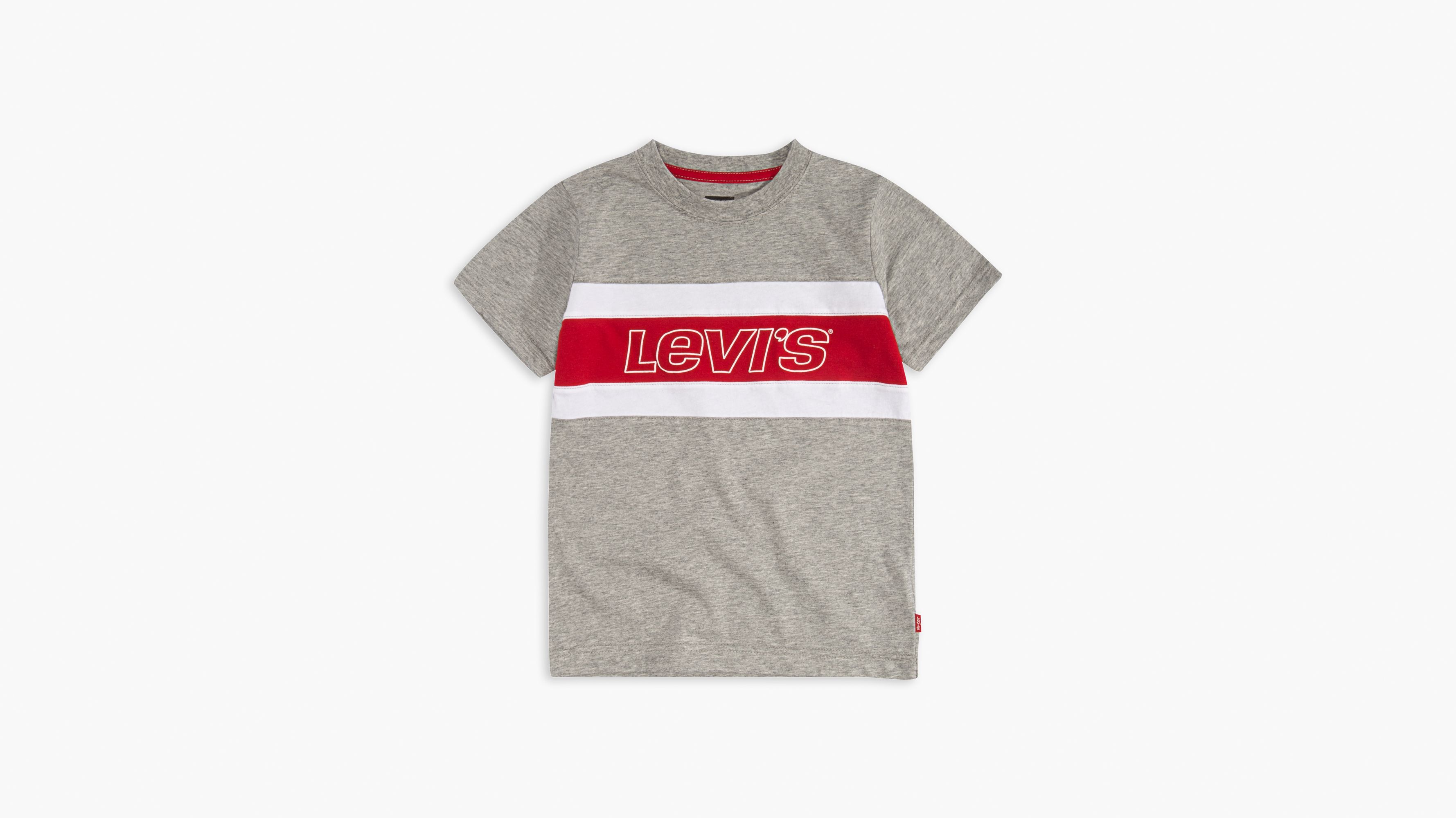 Little Boys 4-7x Colorblock Tee Shirt