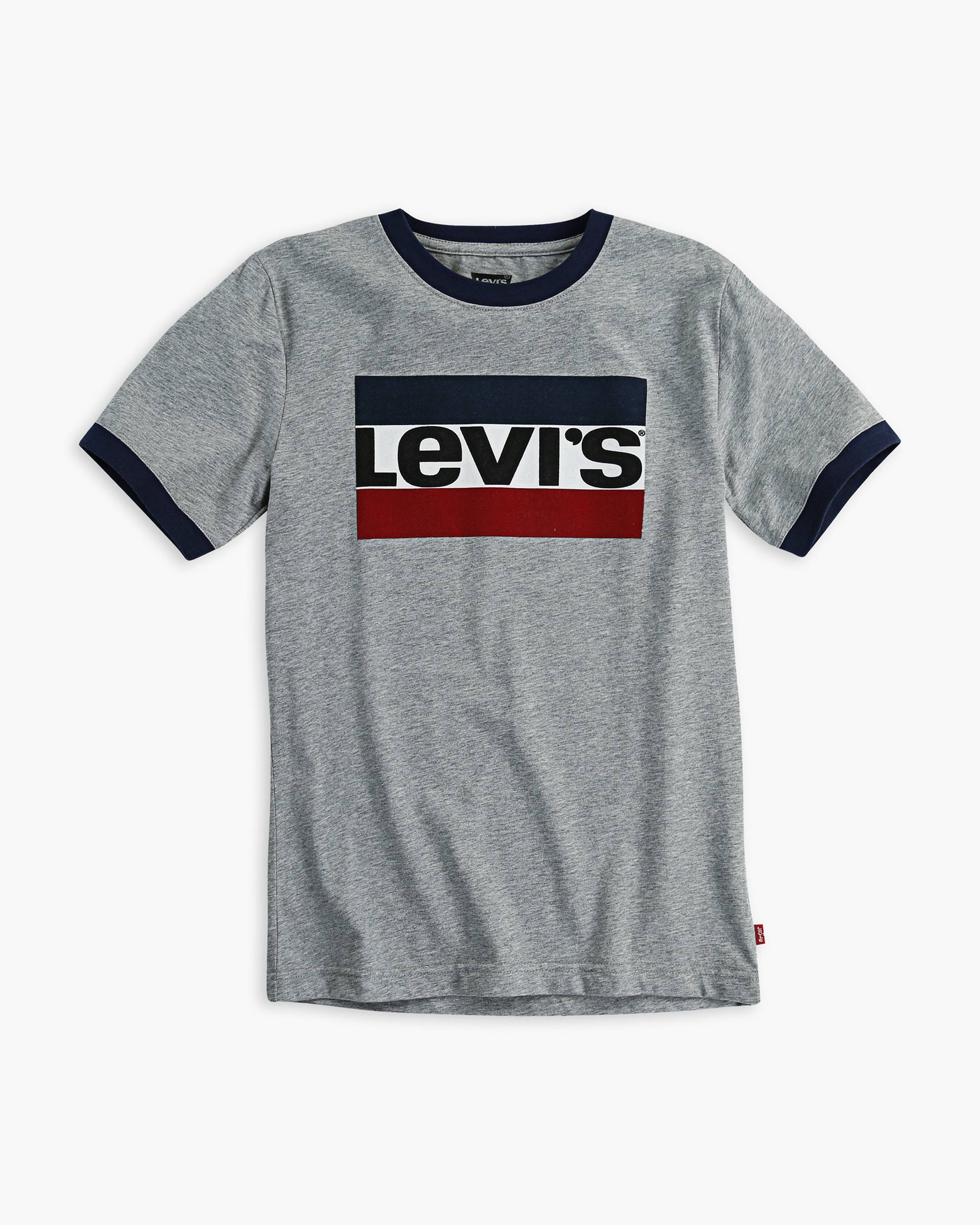 Big Boys Sportswear Logo Ringer Tee Shirt 1