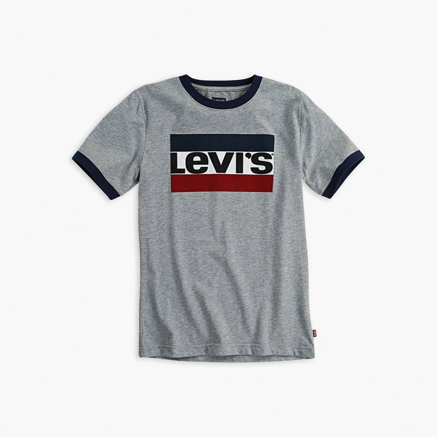 Big Boys Sportswear Logo Ringer Tee Shirt 1