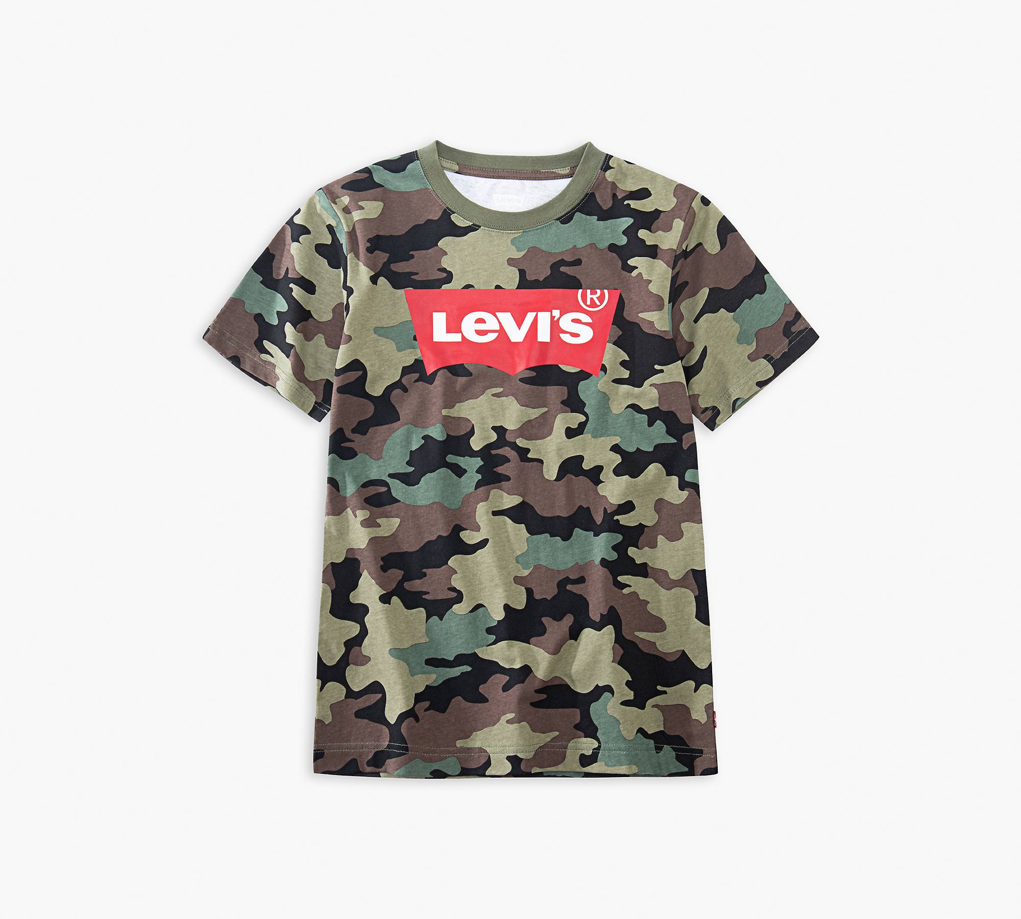 Big Boys Camo Levi's® Logo Tee Shirt 1