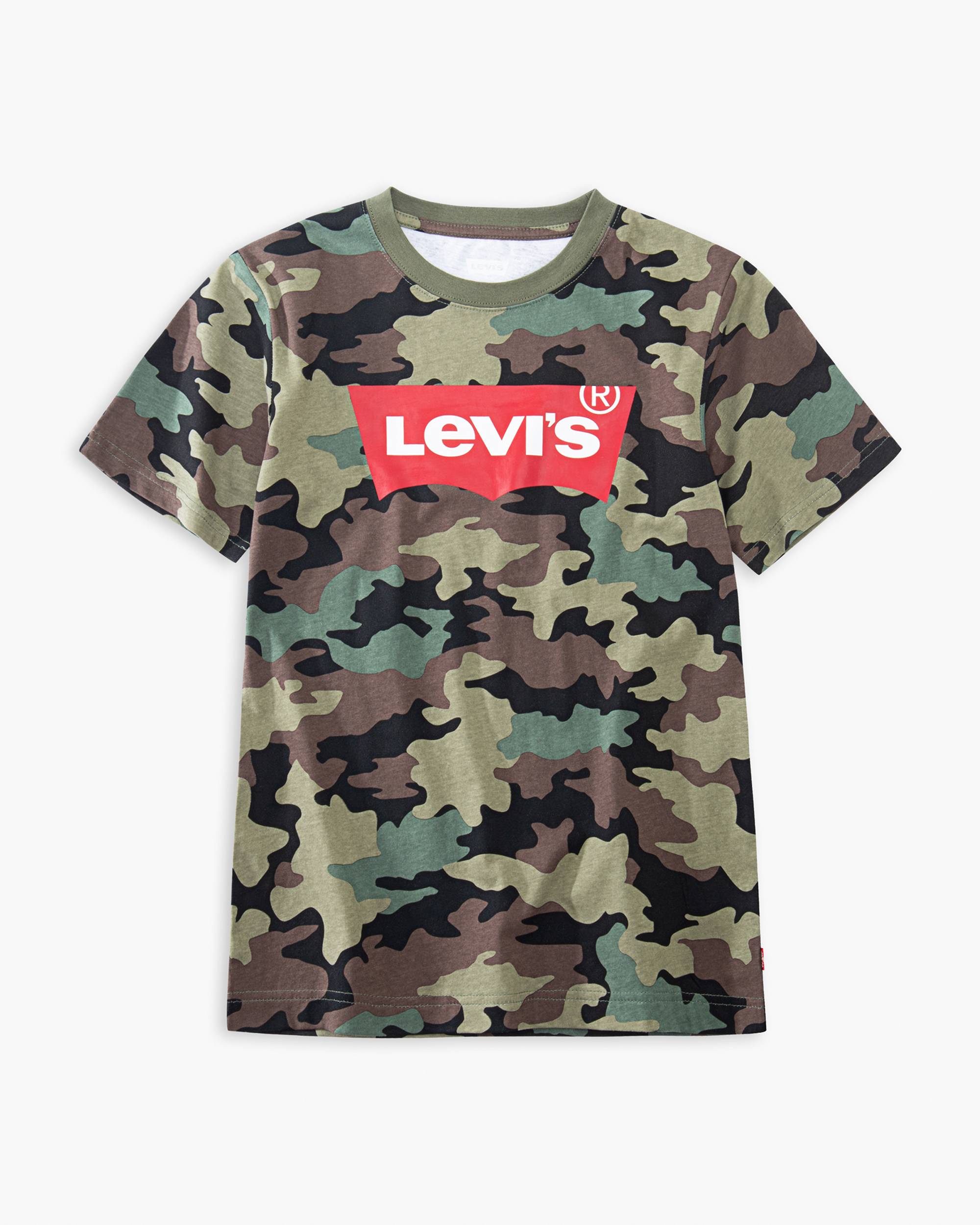 Big Boys Camo Levi's® Logo Tee Shirt 1