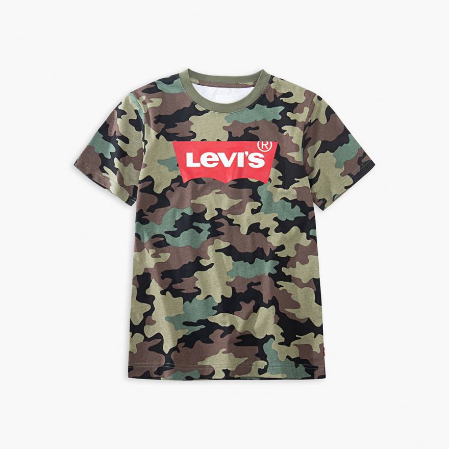 Big Boys Camo Levi's® Logo Tee Shirt 1