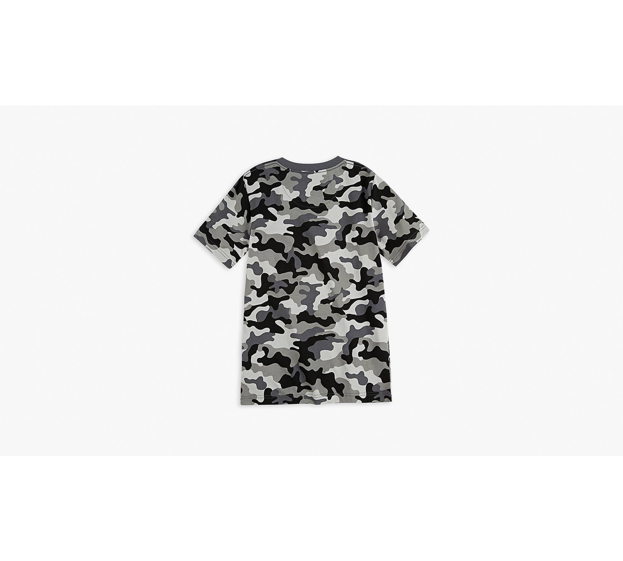 Big Boys Camo Levi's® Logo Tee Shirt - Grey | Levi's® US